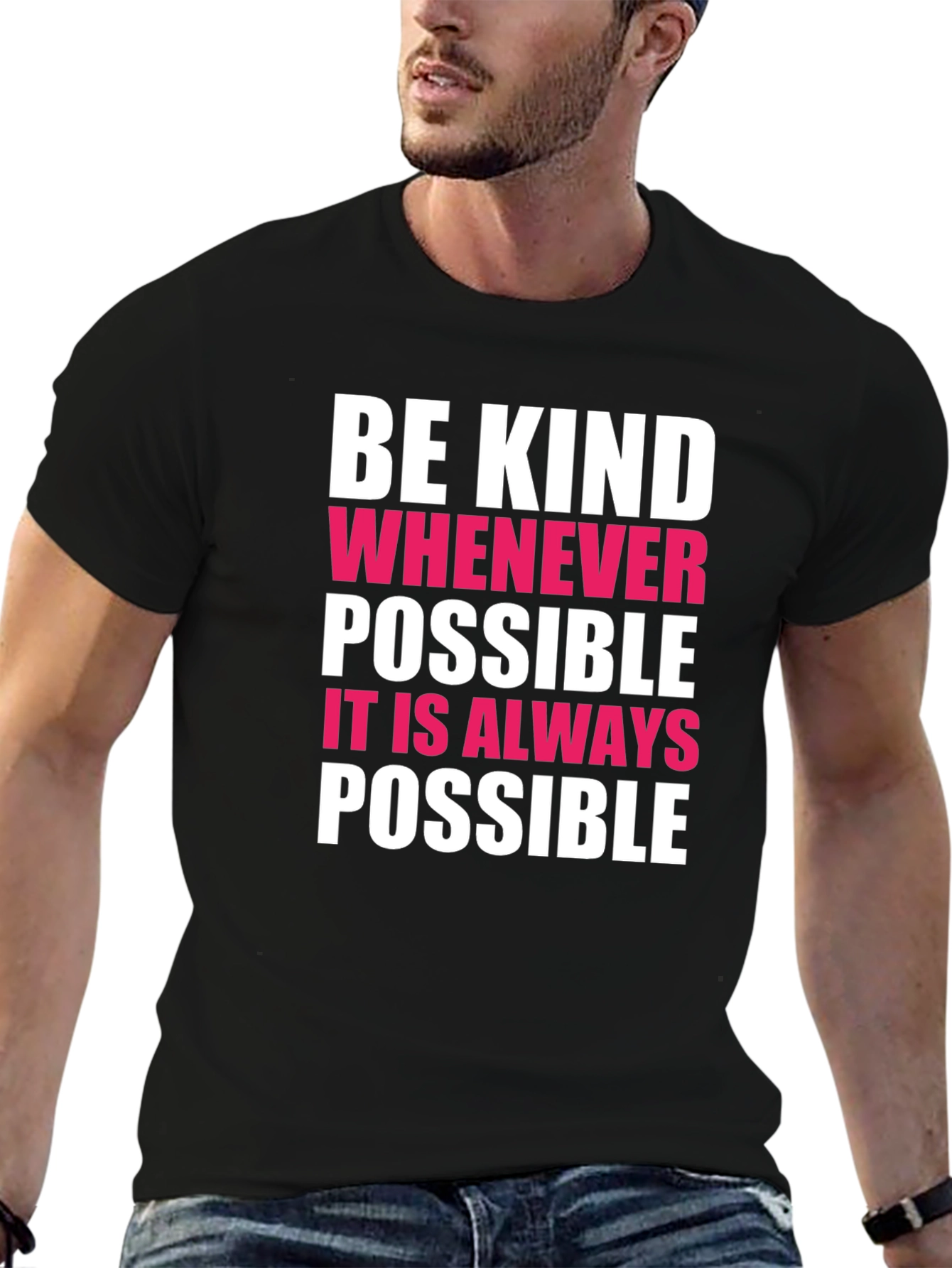 Be Kind Graphic T-Shirt - Positive Message Tee