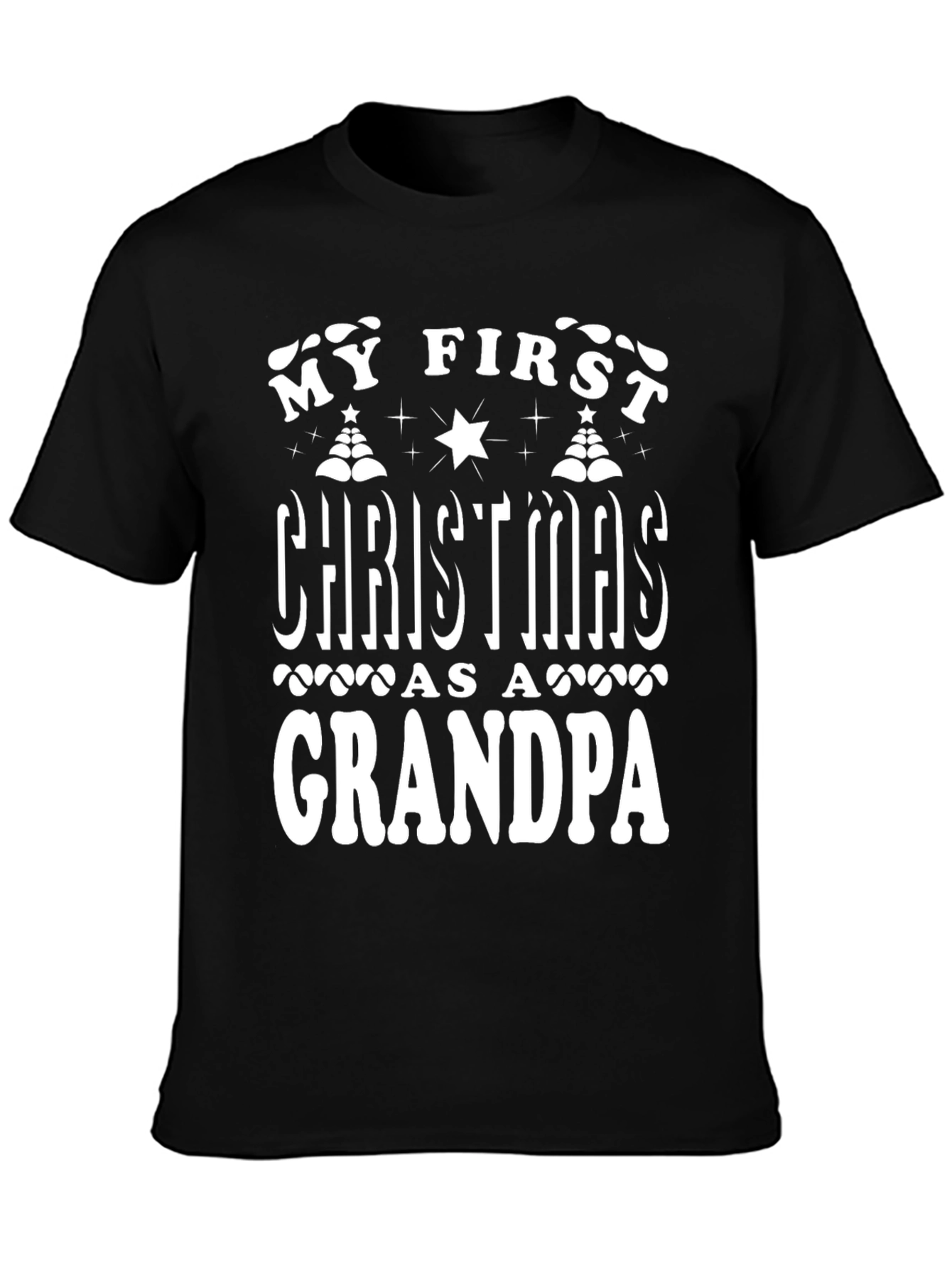 First Christmas Grandpa T-Shirt - Holiday Apparel
