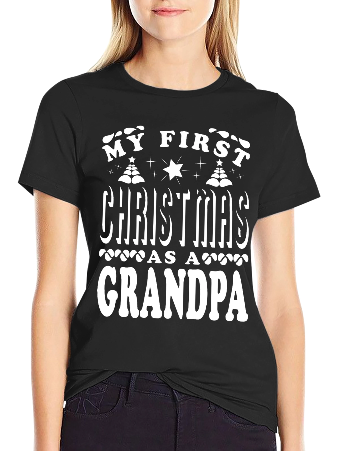 First Christmas Grandpa T-Shirt - Holiday Apparel