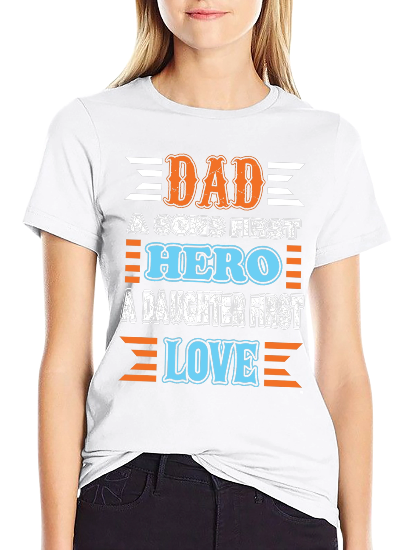 Dad Hero Love T-Shirt