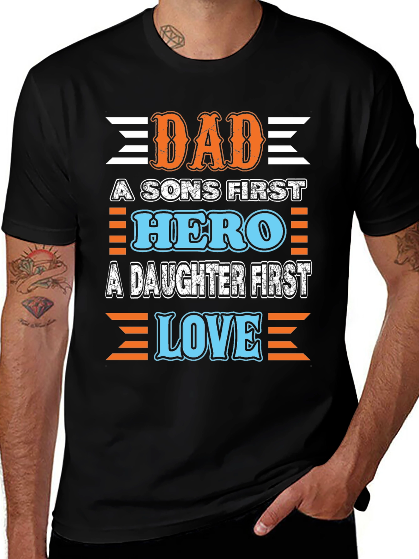 Dad Hero Love T-Shirt