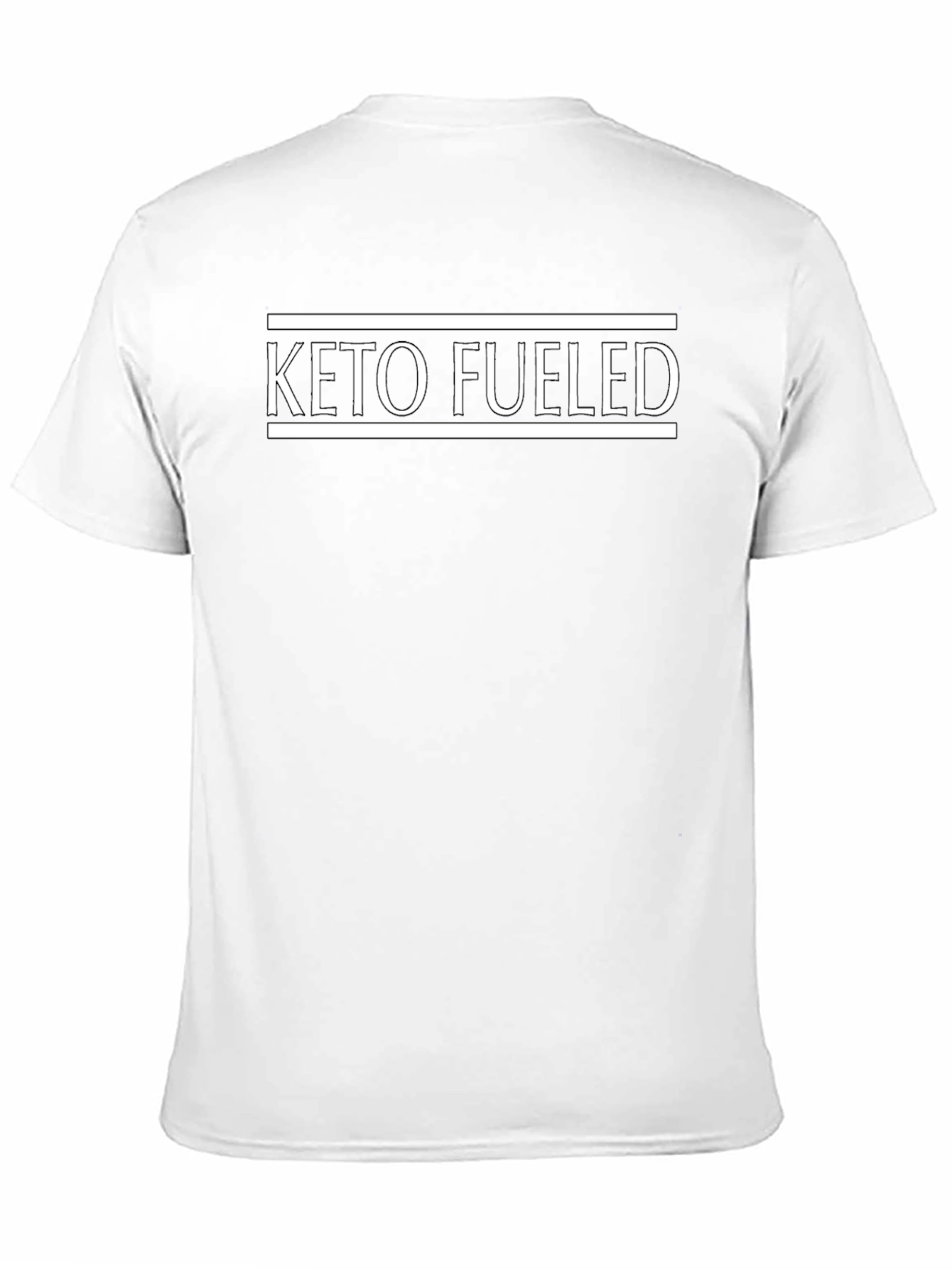 Keto Fueled Graphic T-Shirt - Black Fitness Apparel