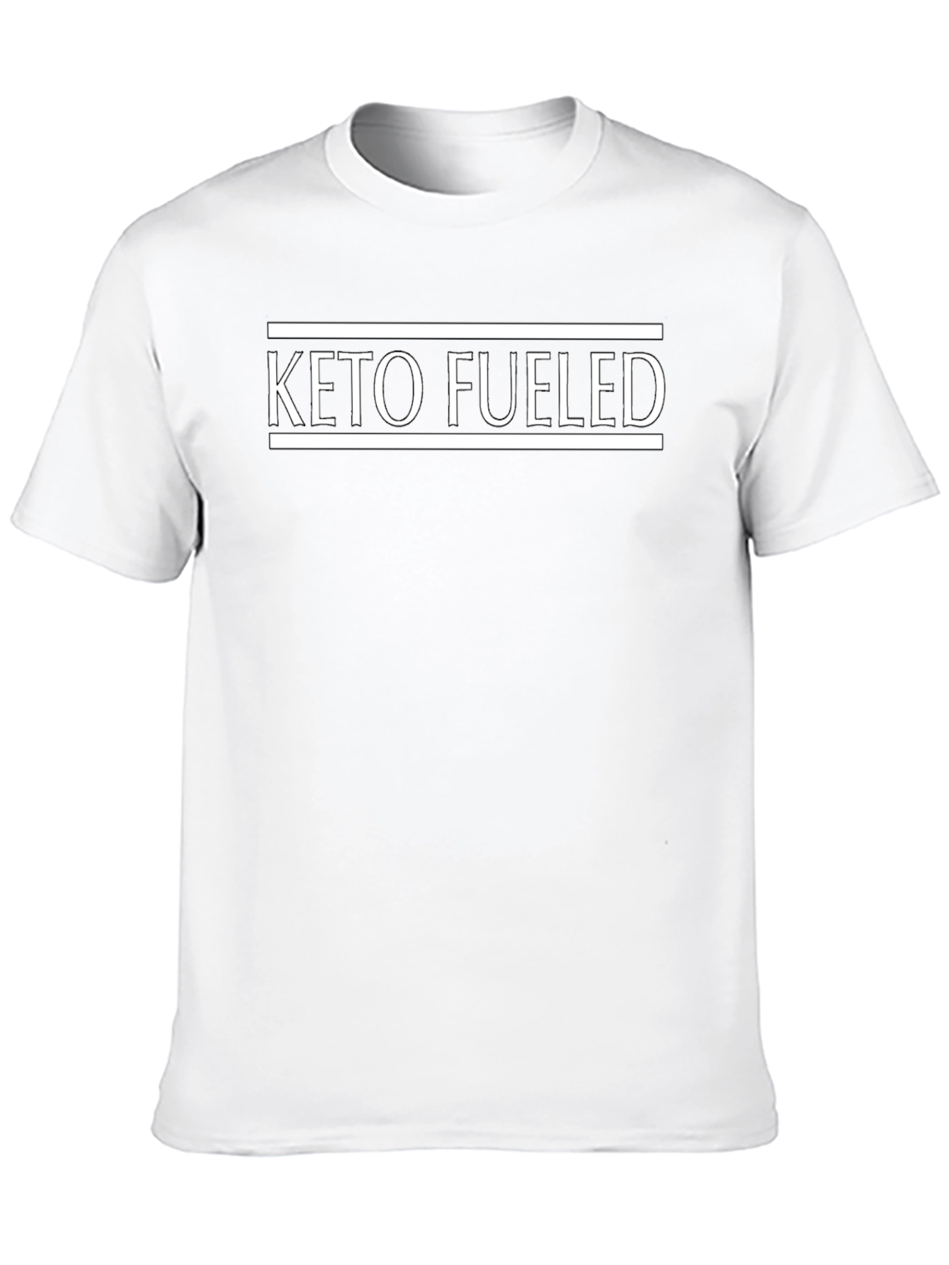 Keto Fueled Graphic T-Shirt - Black Fitness Apparel