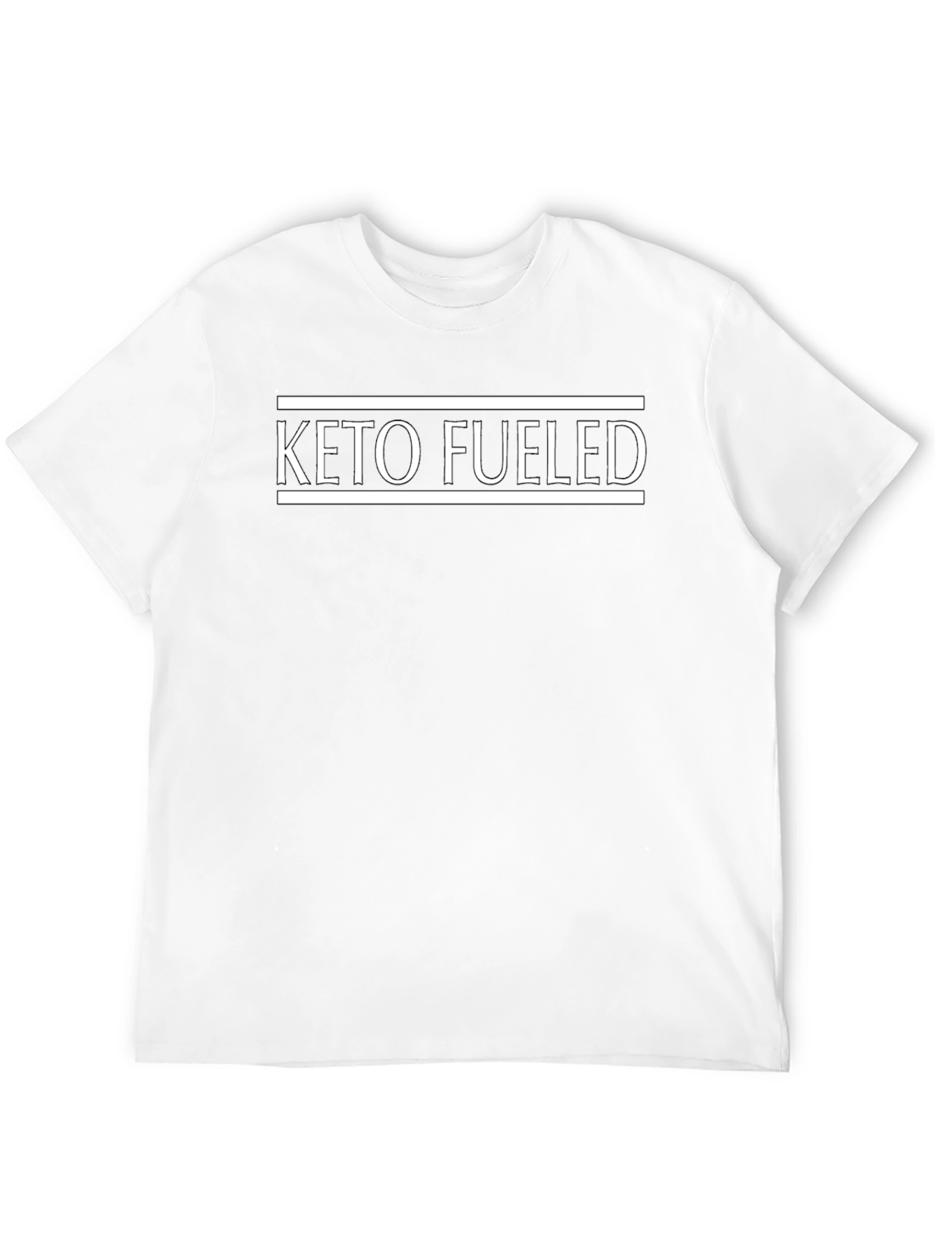 Keto Fueled Graphic T-Shirt - Black Fitness Apparel