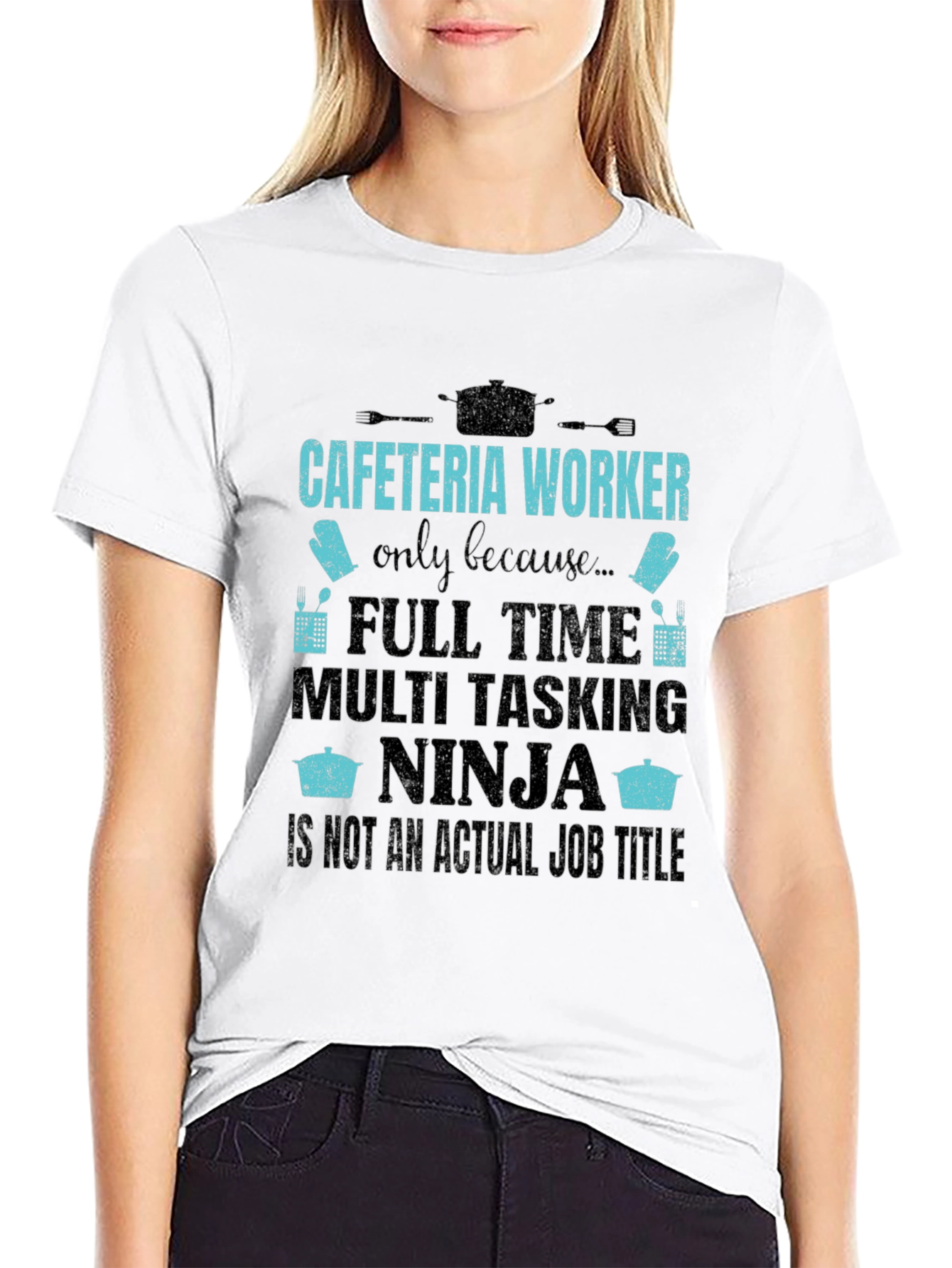 Cafeteria Worker Ninja T-Shirt
