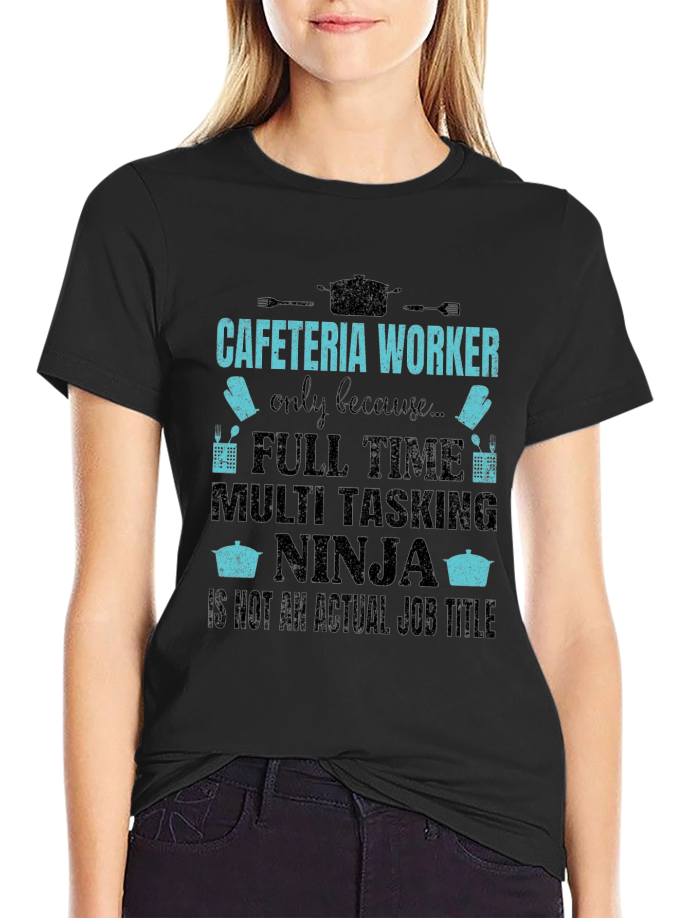 Cafeteria Worker Ninja T-Shirt