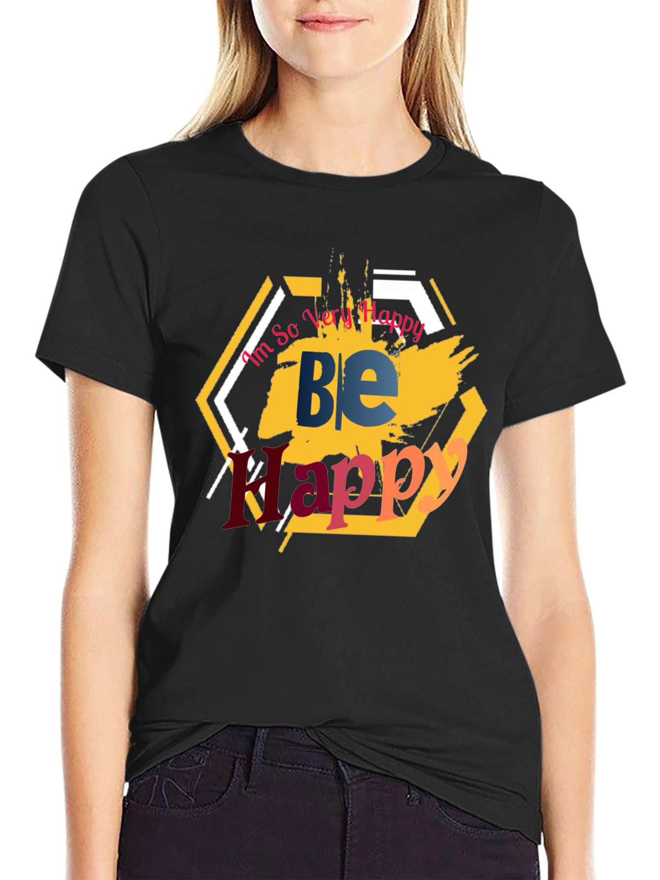 Be Happy Graphic T-Shirt
