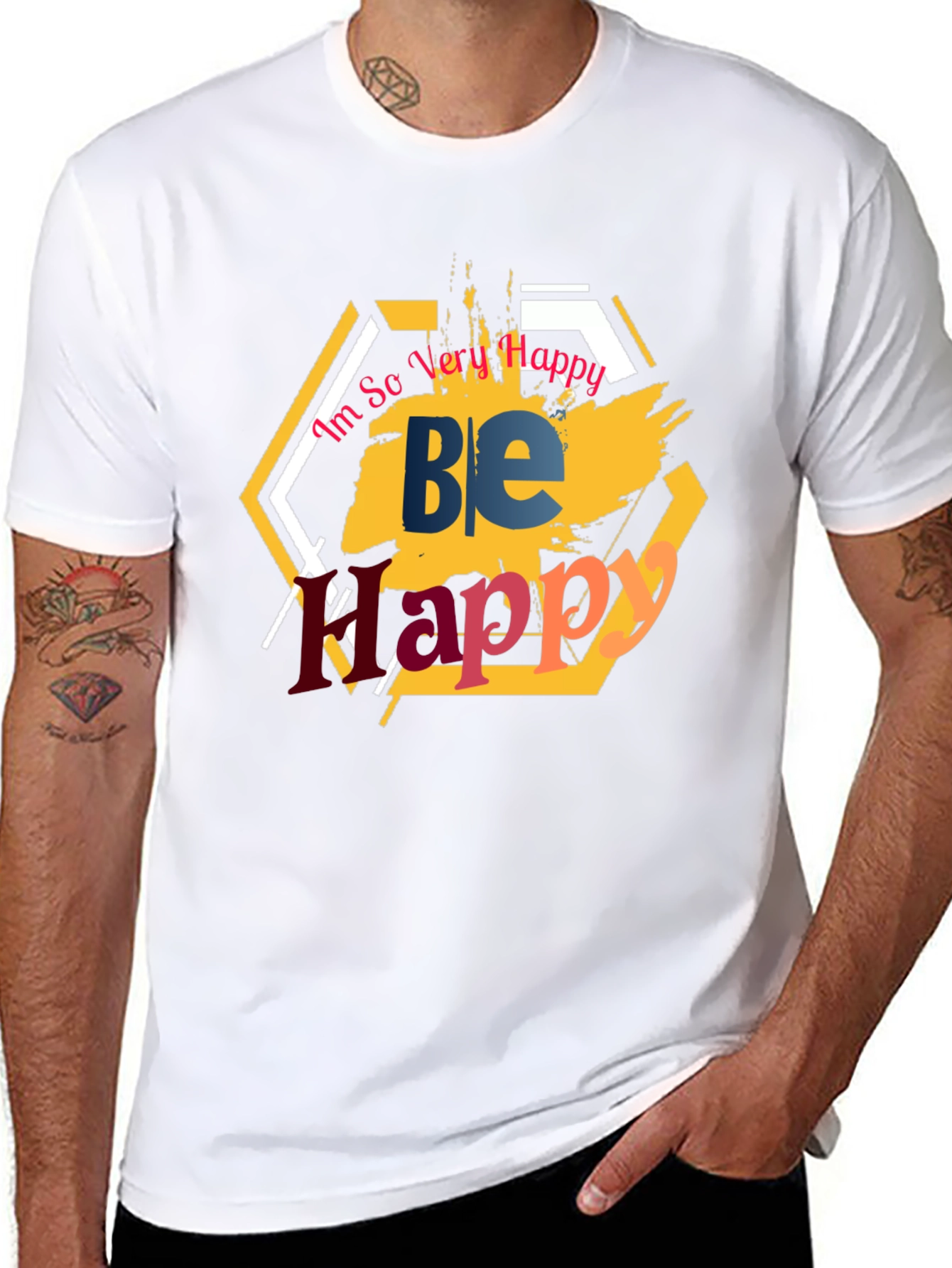 Be Happy Graphic T-Shirt
