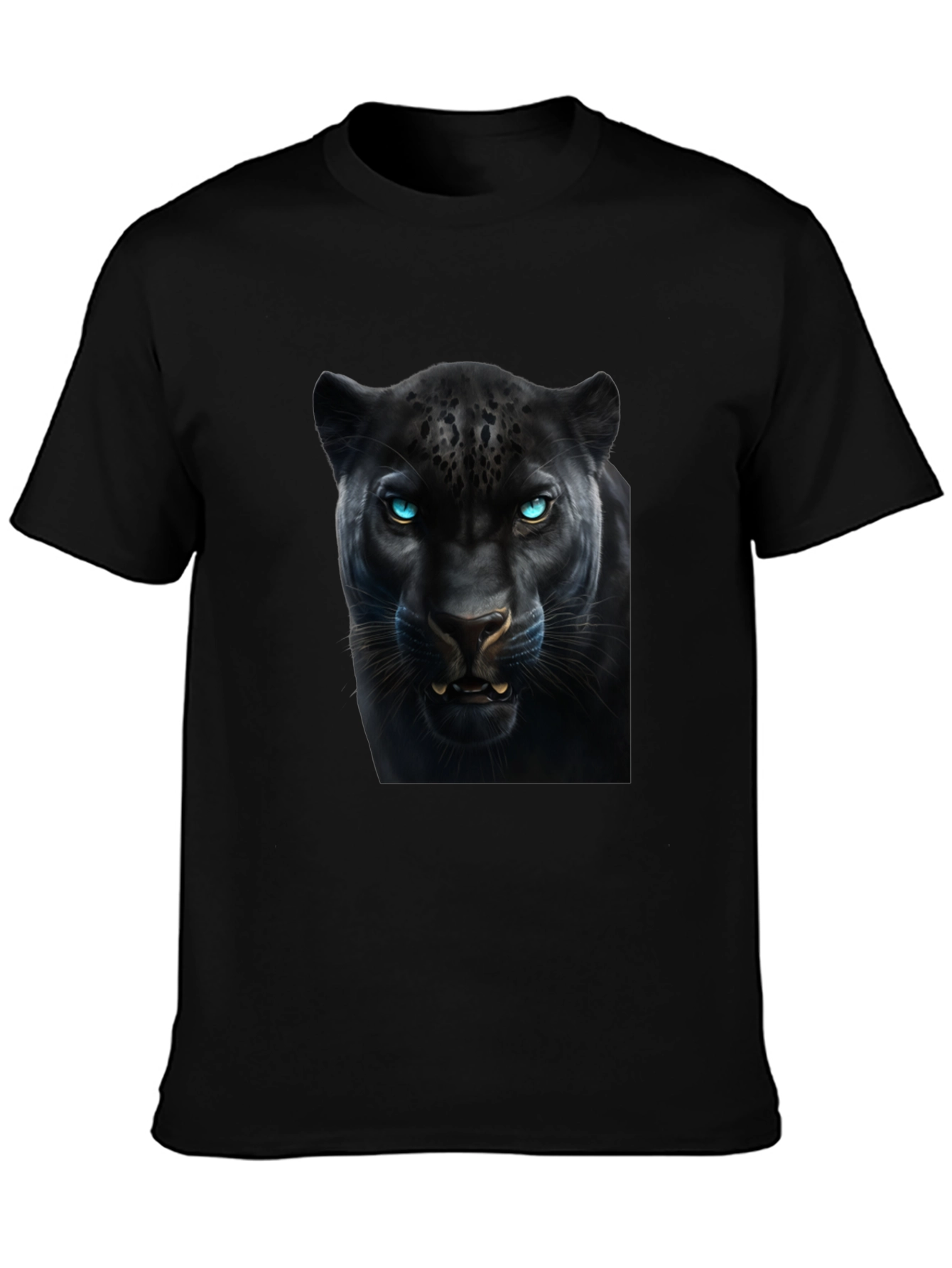 Black Panther Graphic Tee - Fierce Eye Design