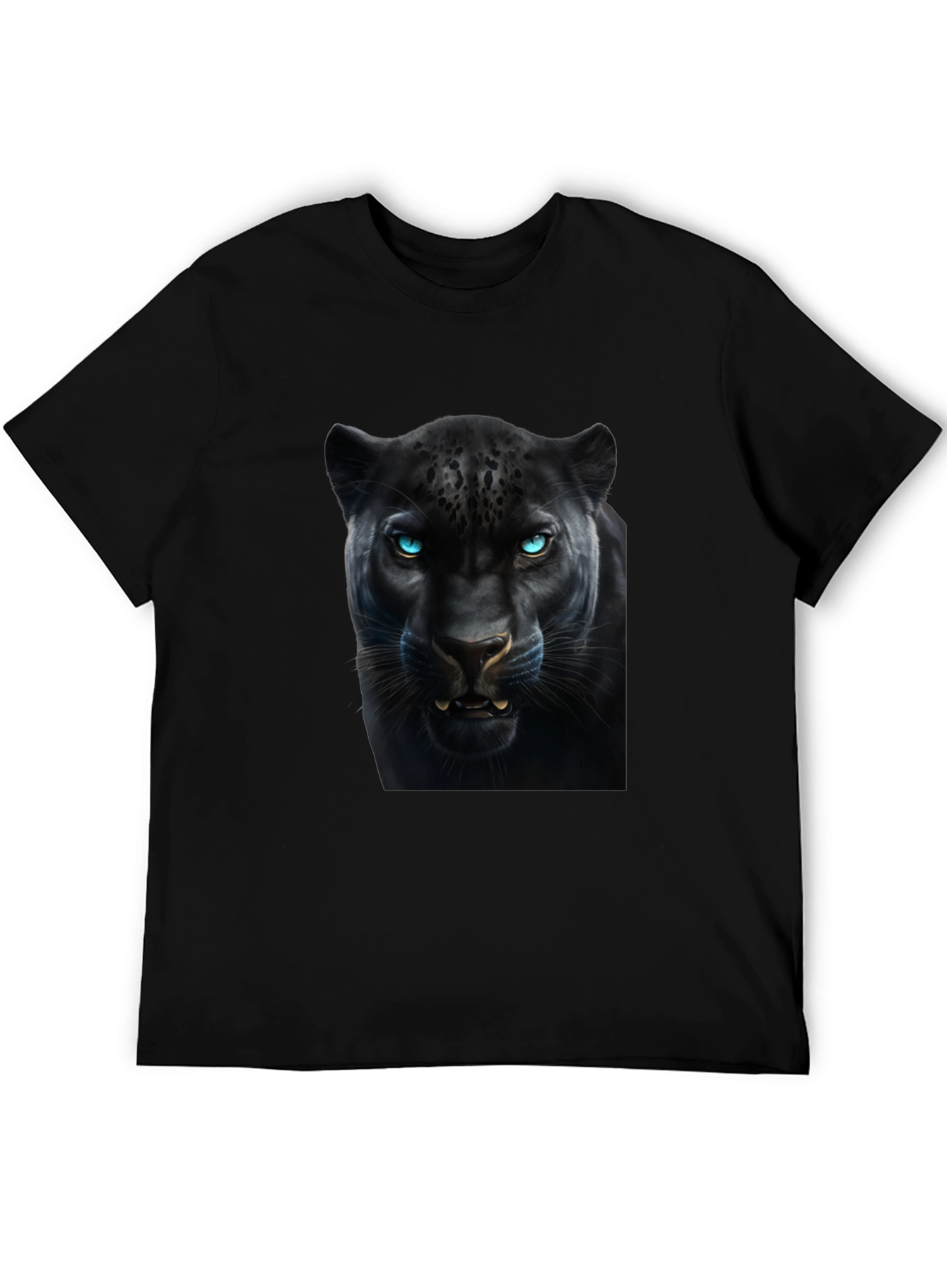 Black Panther Graphic Tee - Fierce Eye Design