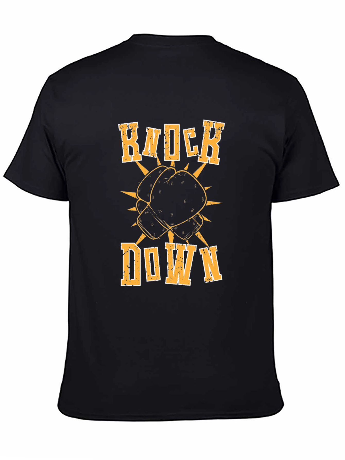 Knock Down Boxing Graphic T-Shirt