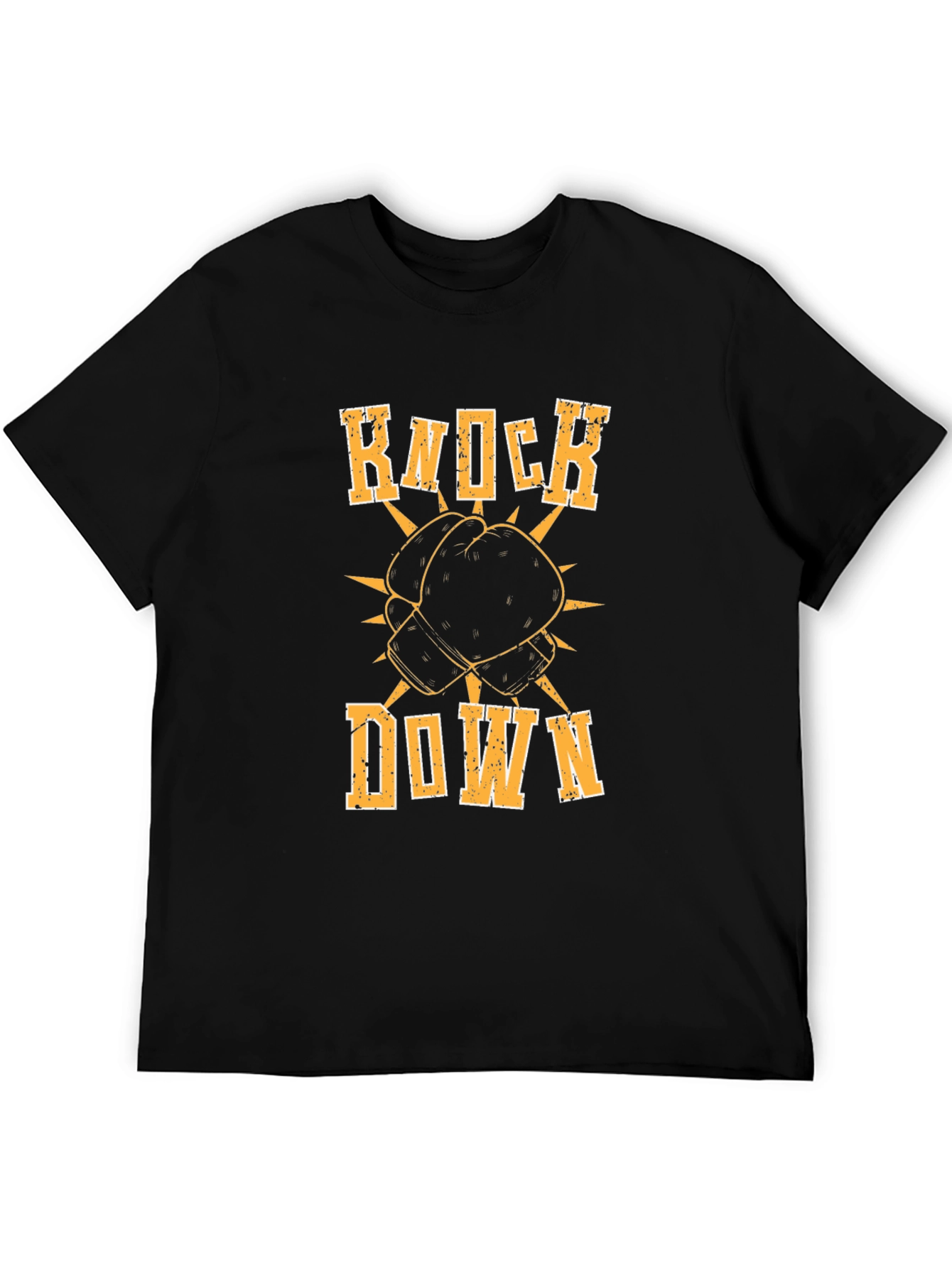 Knock Down Boxing Graphic T-Shirt