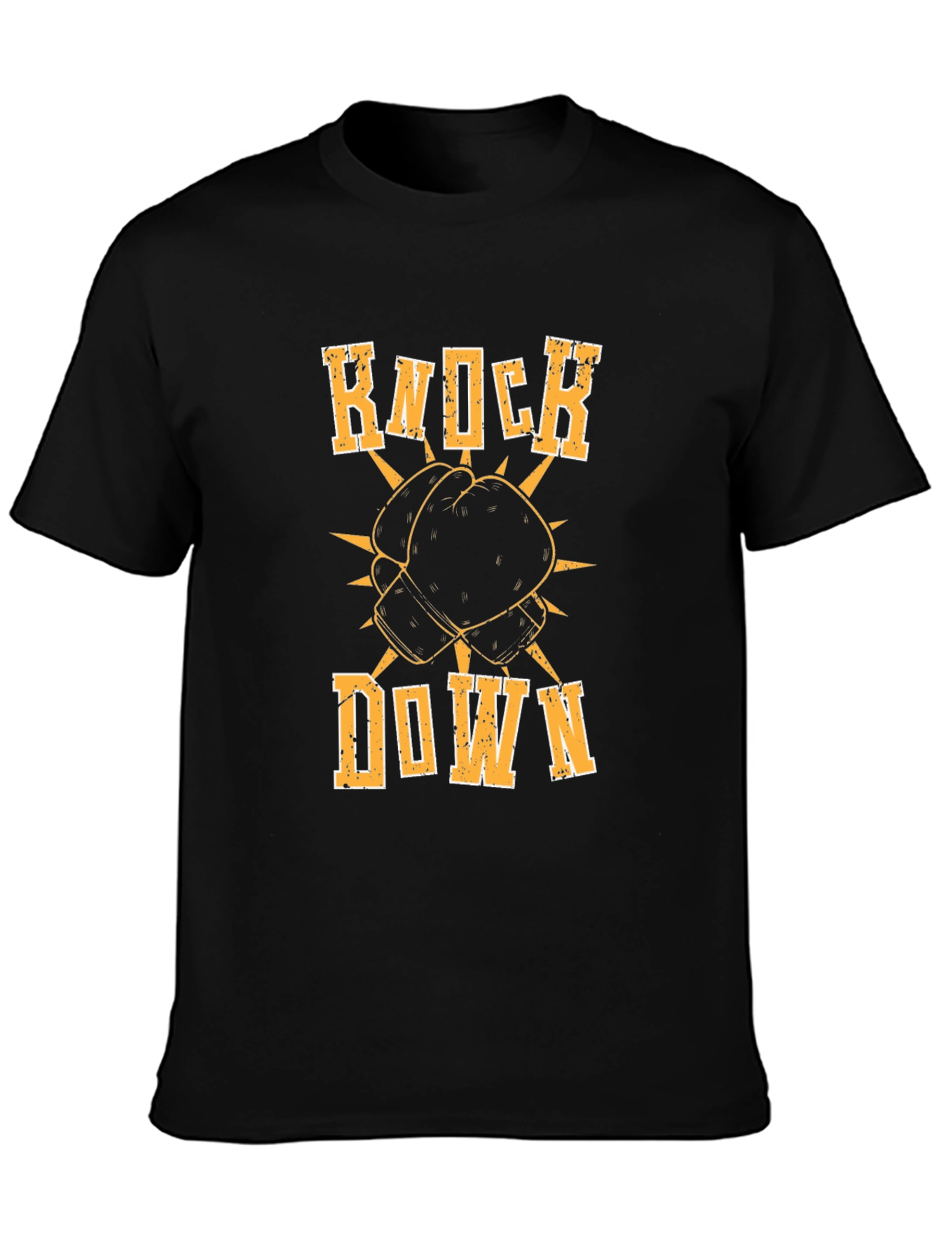 Knock Down Boxing Graphic T-Shirt