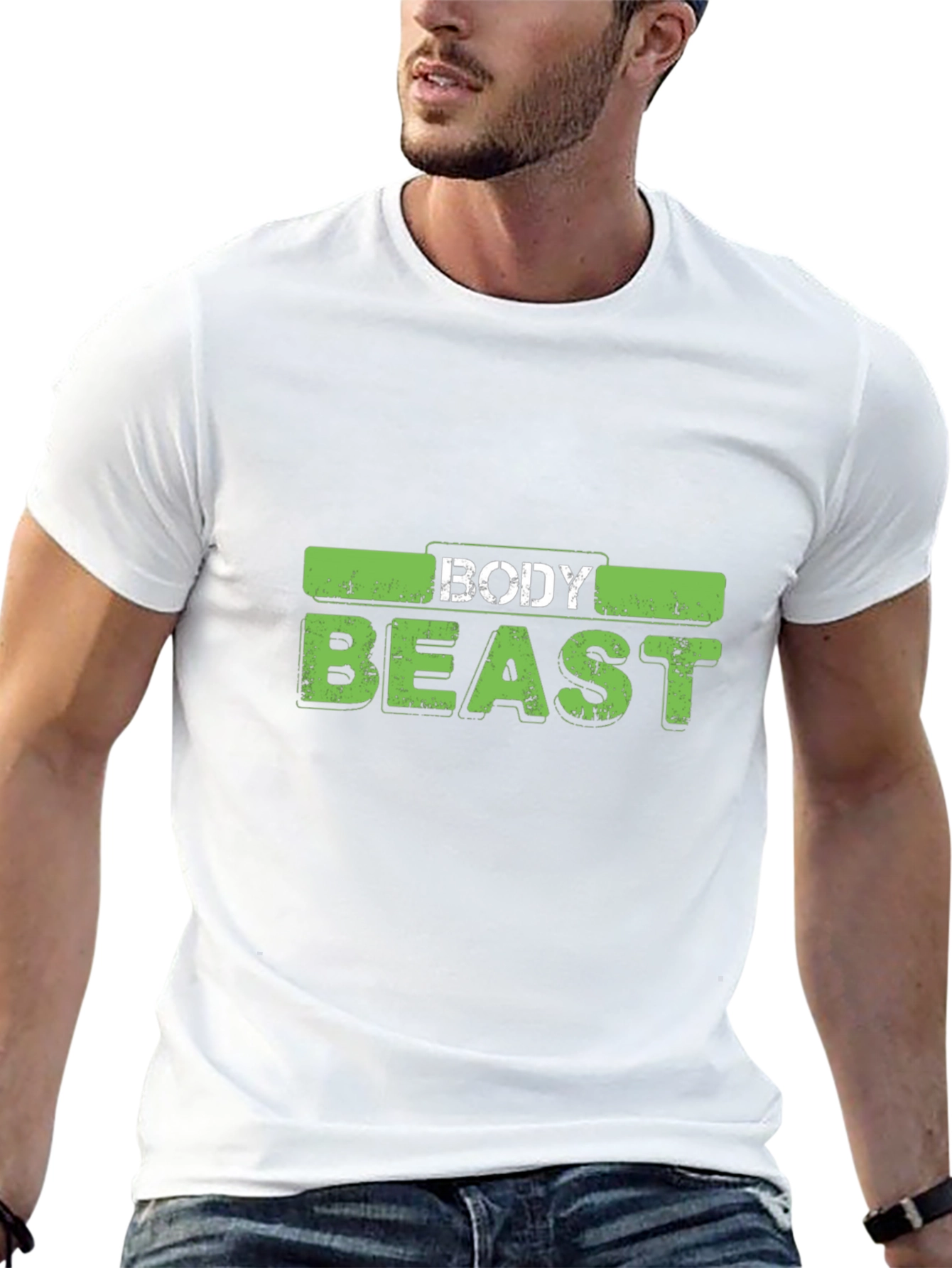 Body Beast Graphic T-Shirt - Black Cotton Tee