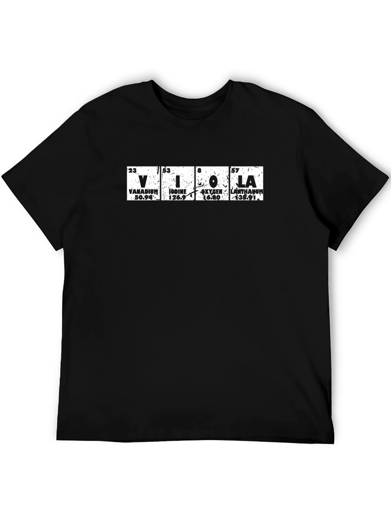 Periodic Table Viola T-Shirt - Science Music Tee