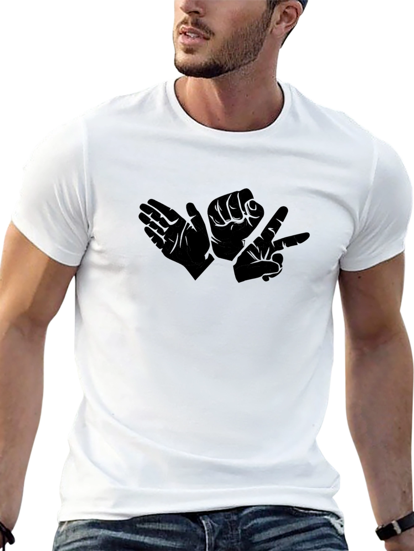 Rock Paper Scissors Graphic Tee