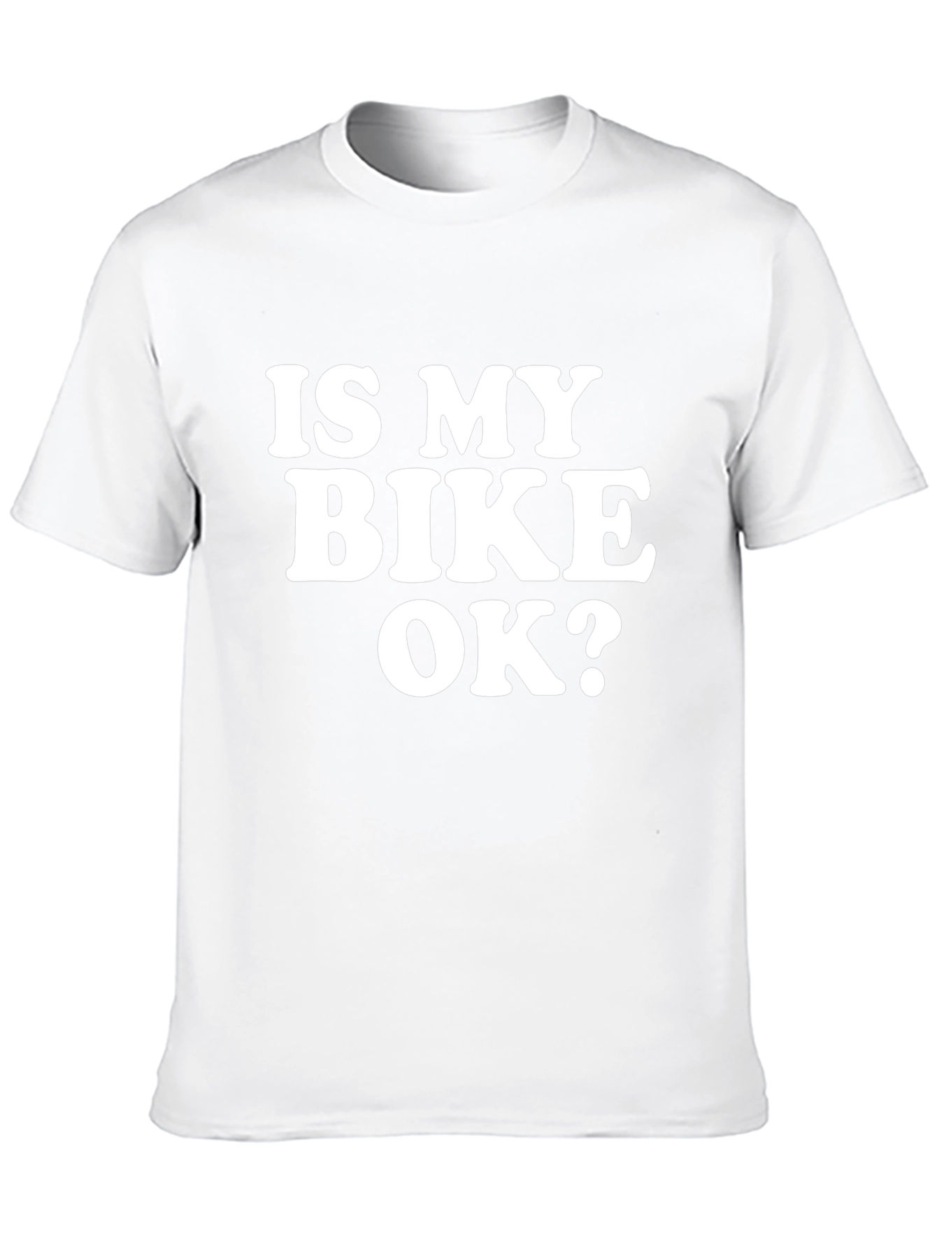 Is My Bike OK? Graphic Tee - Black T-Shirt