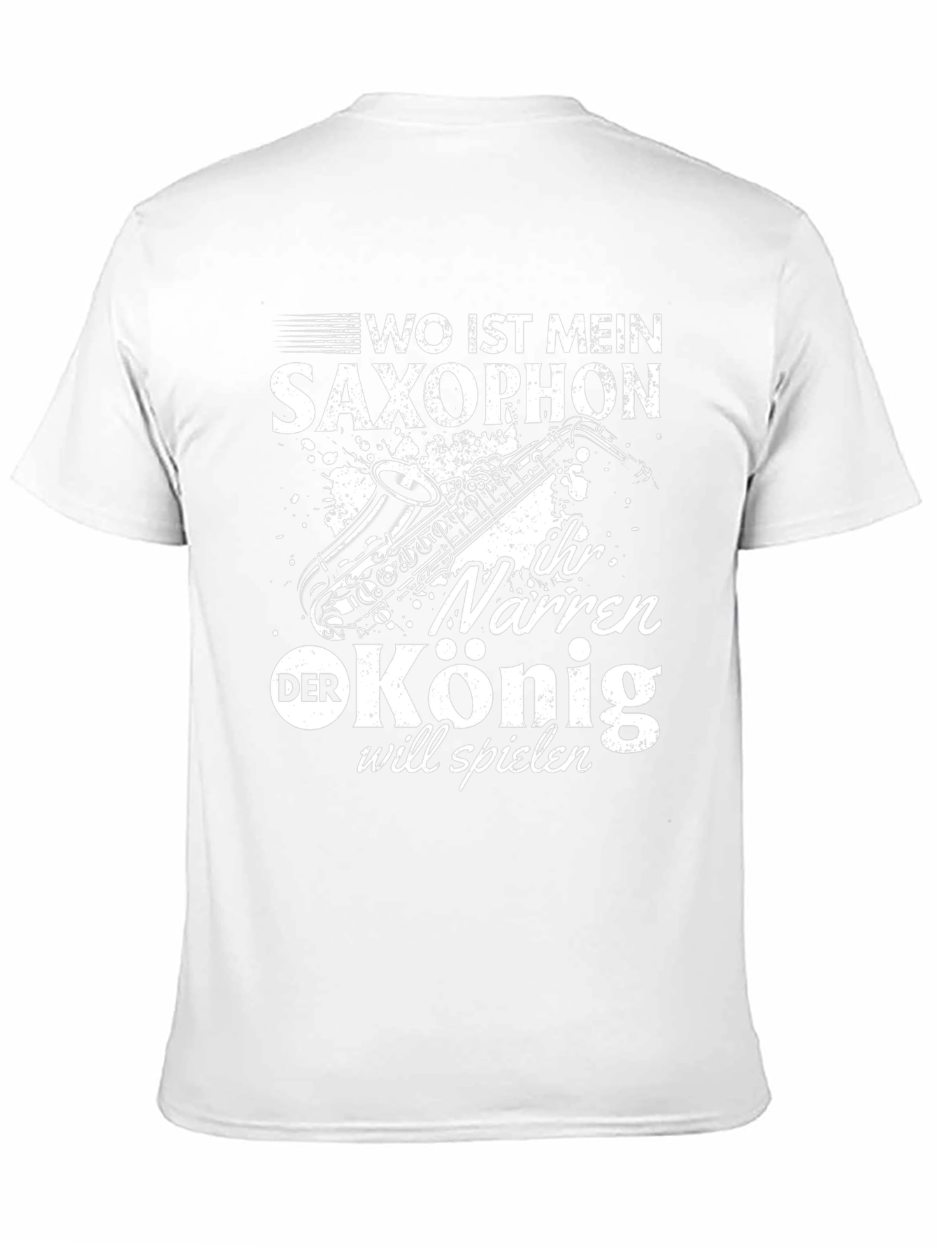 Saxophone T-Shirt - Wo Ist Mein Saxophon Design