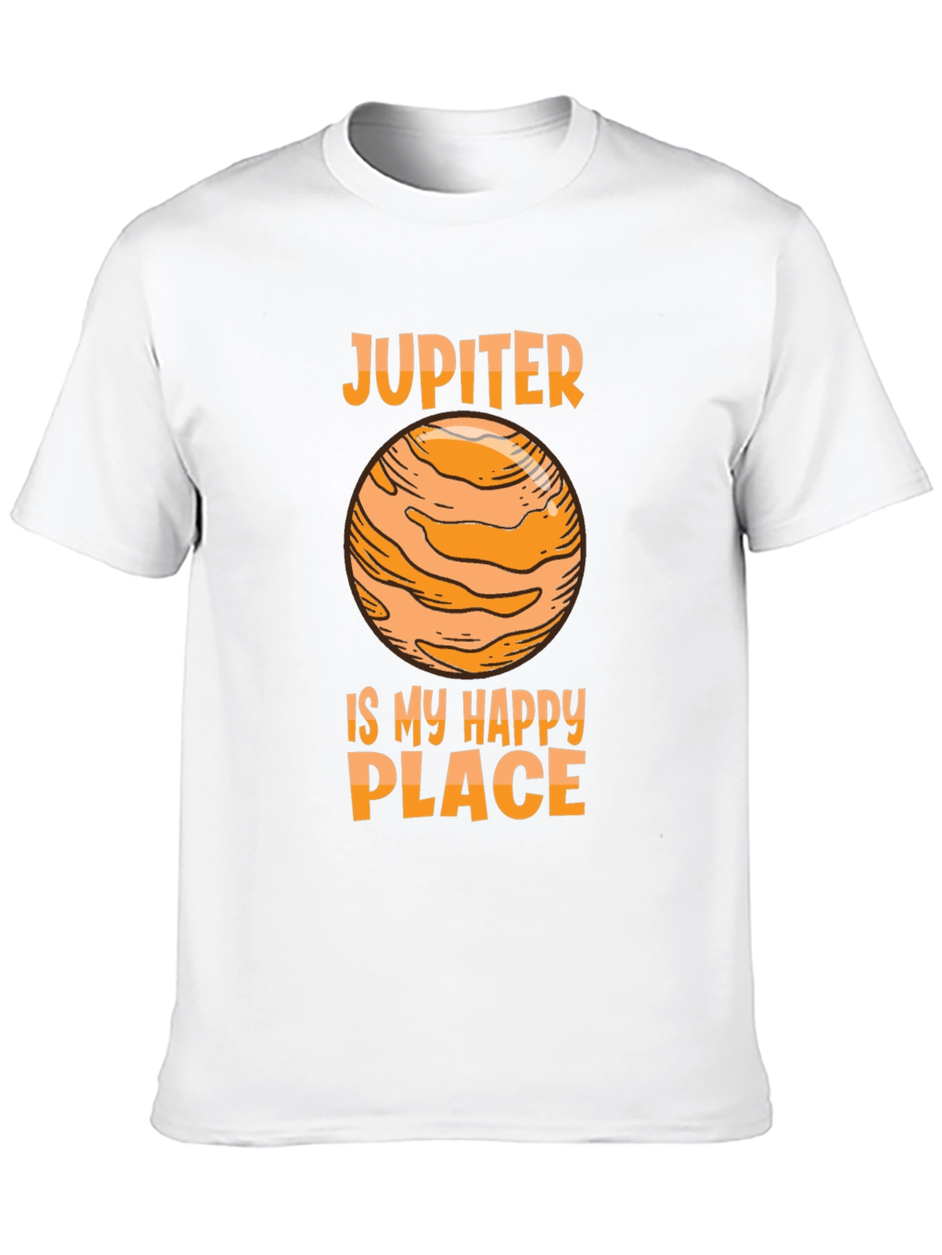 Jupiter Is My Happy Place T-Shirt - Black