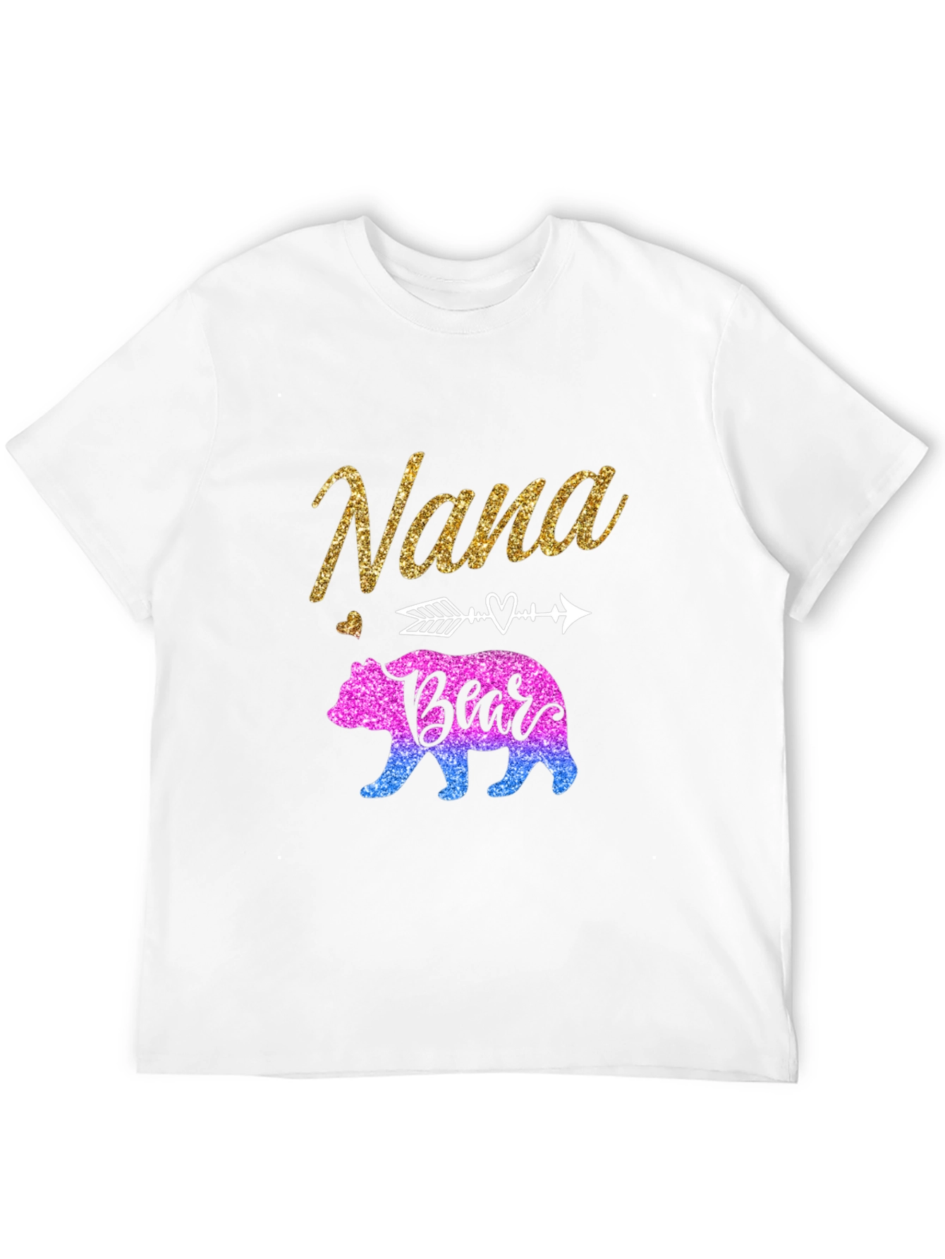 Nana Bear Graphic T-Shirt - Cute Family Apparel