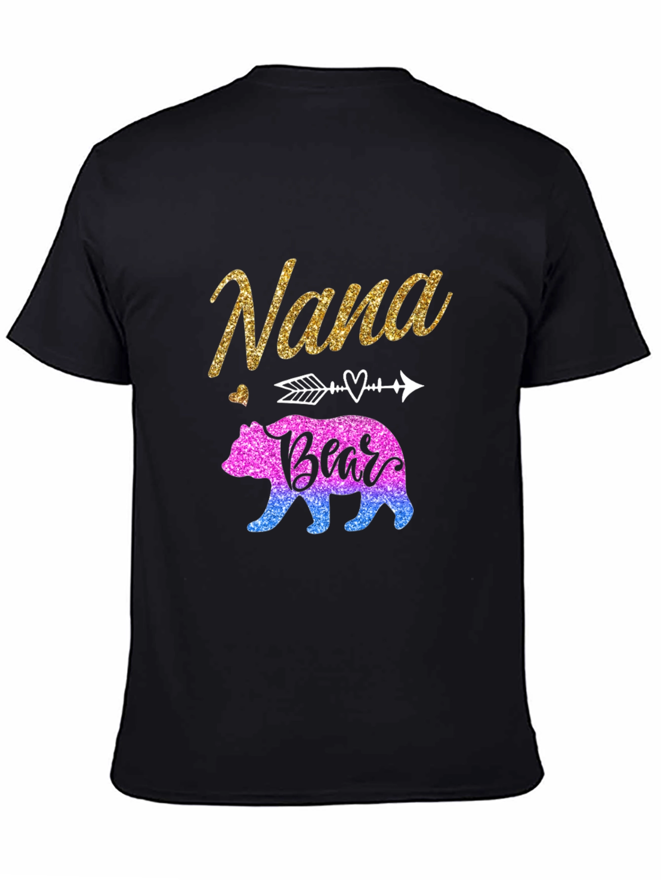 Nana Bear Graphic T-Shirt - Cute Family Apparel