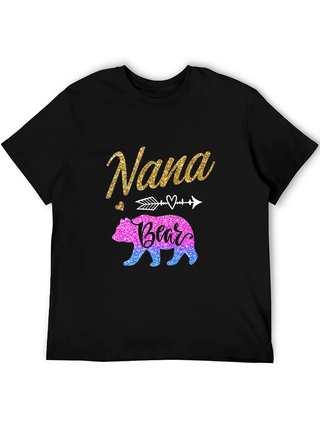 Nana Bear Graphic T-Shirt - Cute Family Apparel