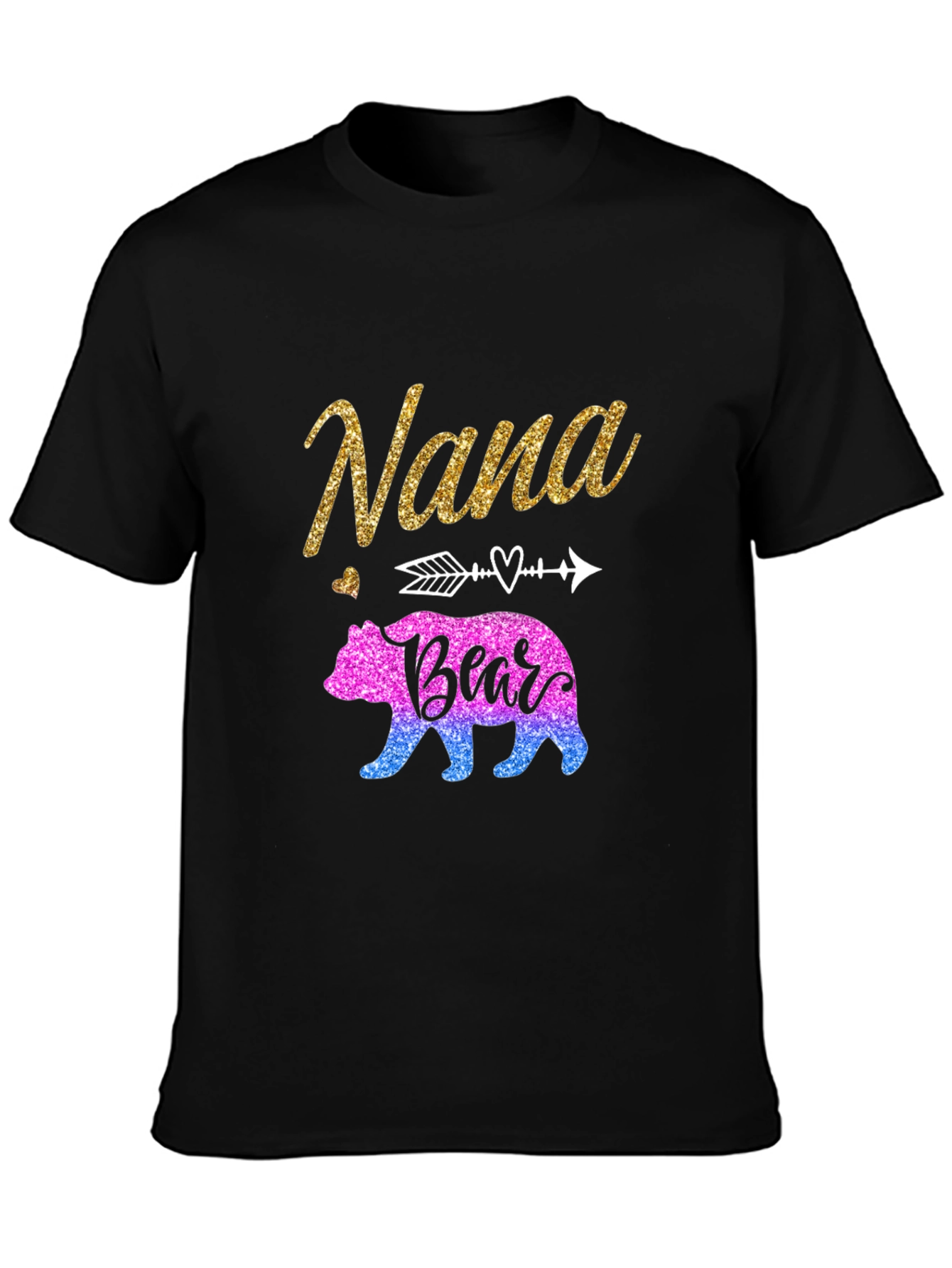 Nana Bear Graphic T-Shirt - Cute Family Apparel