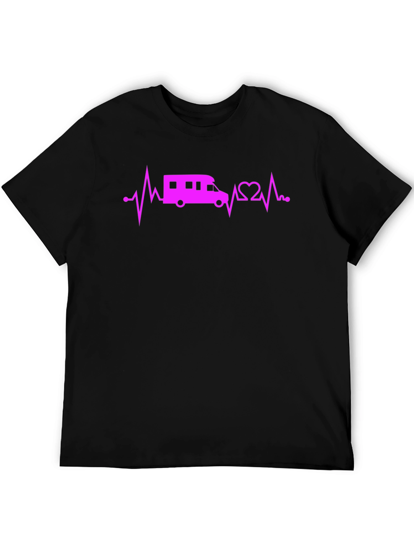 RV Heartbeat T-Shirt - Camping Lovers Tee