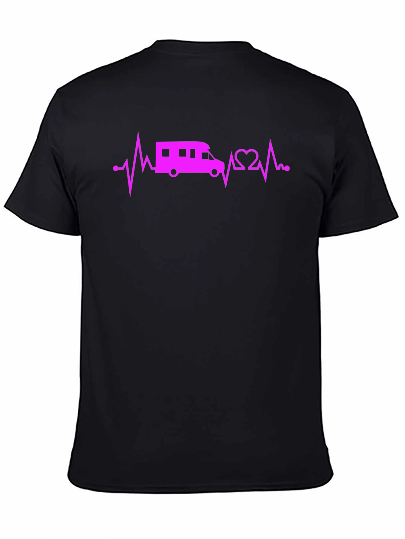 RV Heartbeat T-Shirt - Camping Lovers Tee