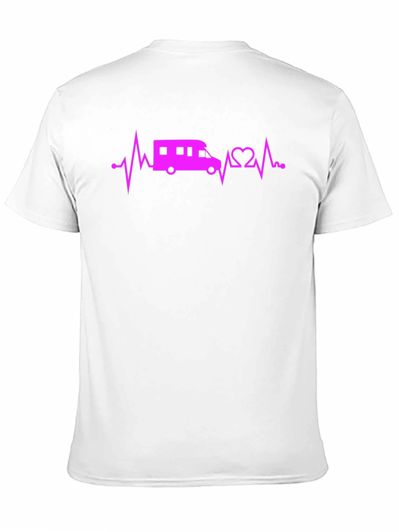 RV Heartbeat T-Shirt - Camping Lovers Tee