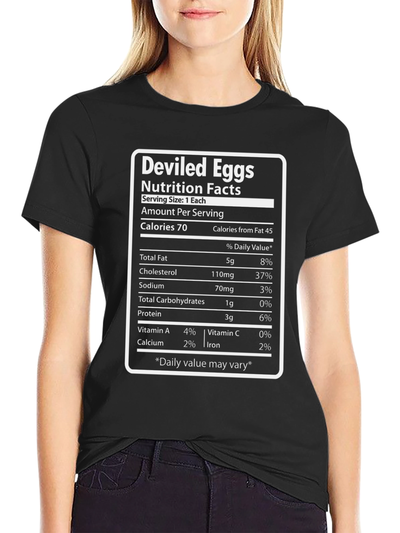Deviled Eggs Nutrition Facts T-Shirt