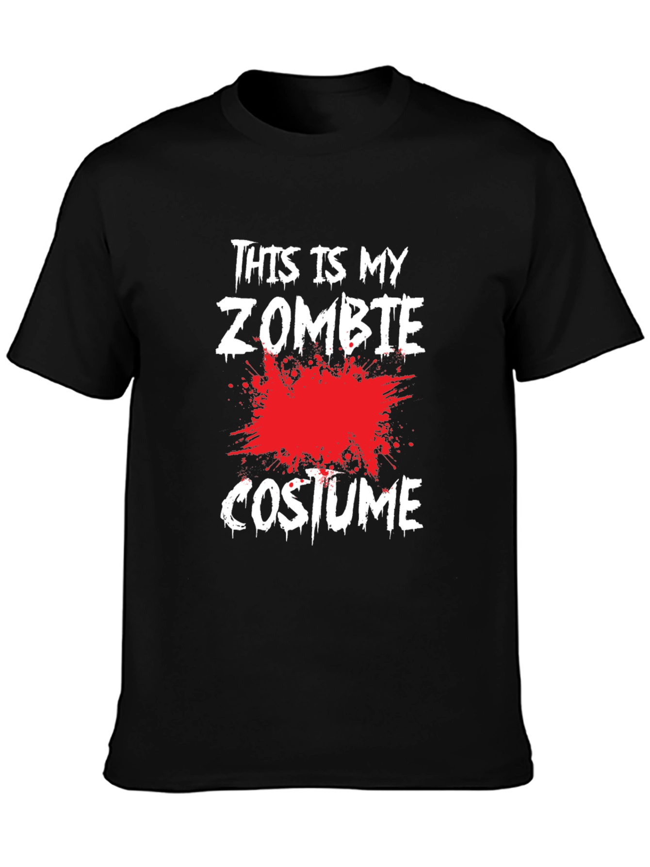 Zombie Costume T-Shirt - Halloween Graphic Tee