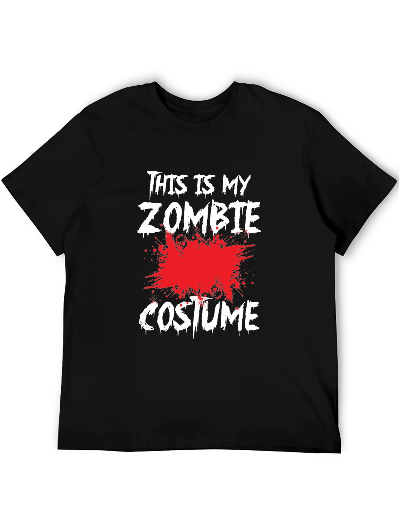 Zombie Costume T-Shirt - Halloween Graphic Tee