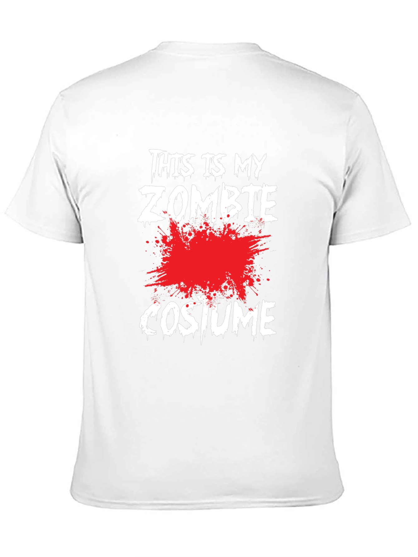 Zombie Costume T-Shirt - Halloween Graphic Tee