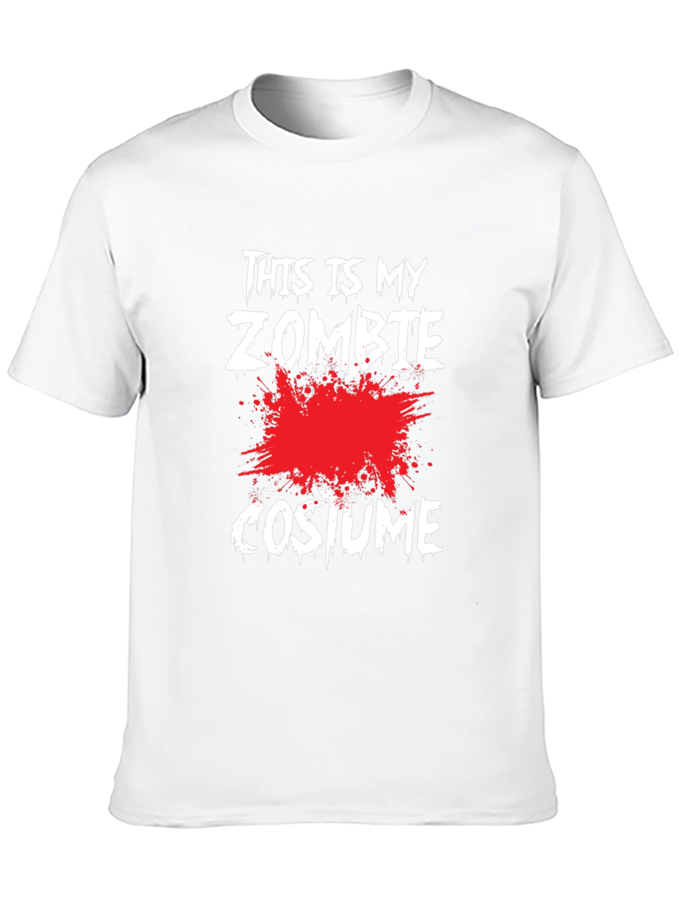 Zombie Costume T-Shirt - Halloween Graphic Tee