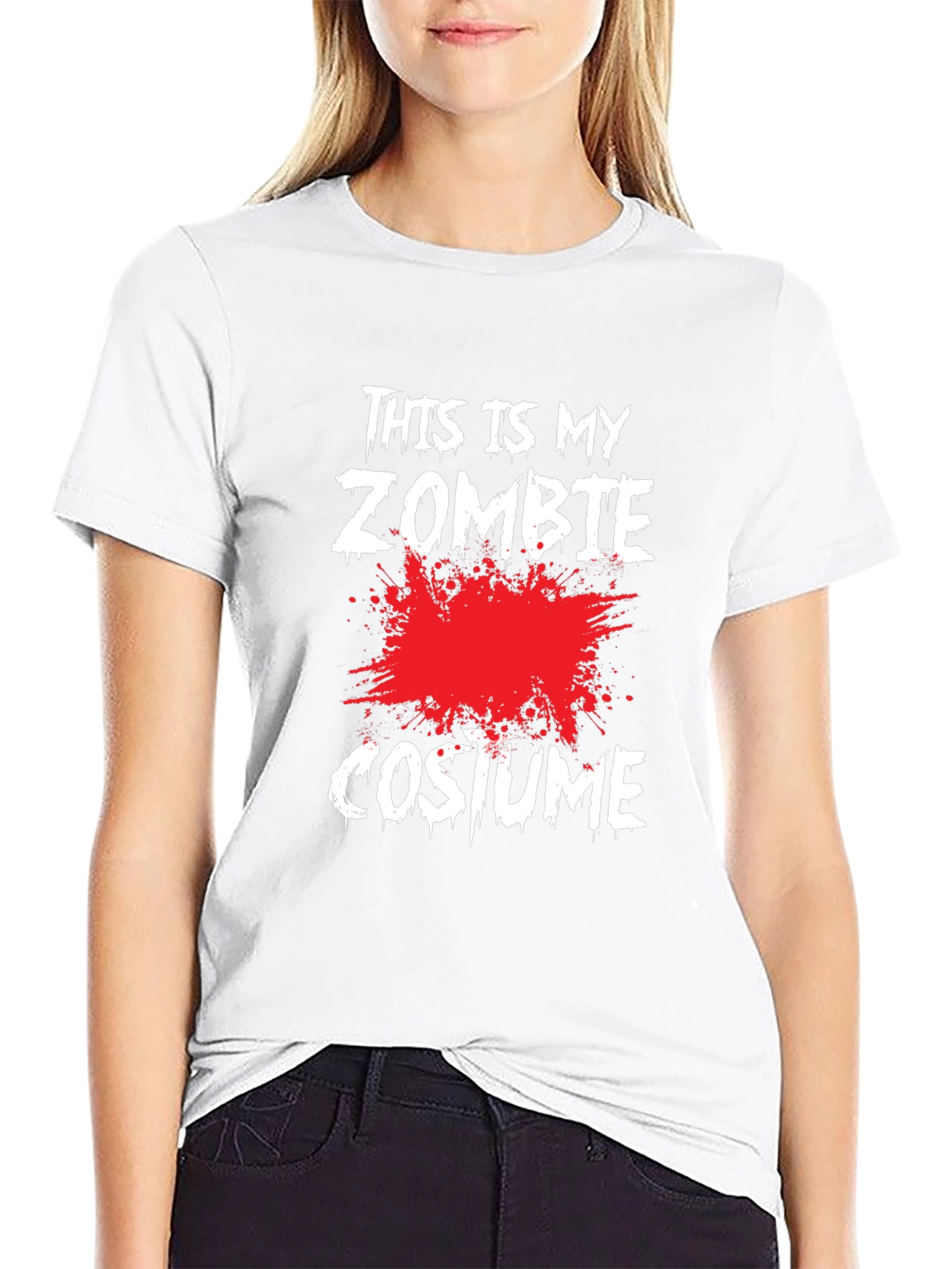 Zombie Costume T-Shirt - Halloween Graphic Tee