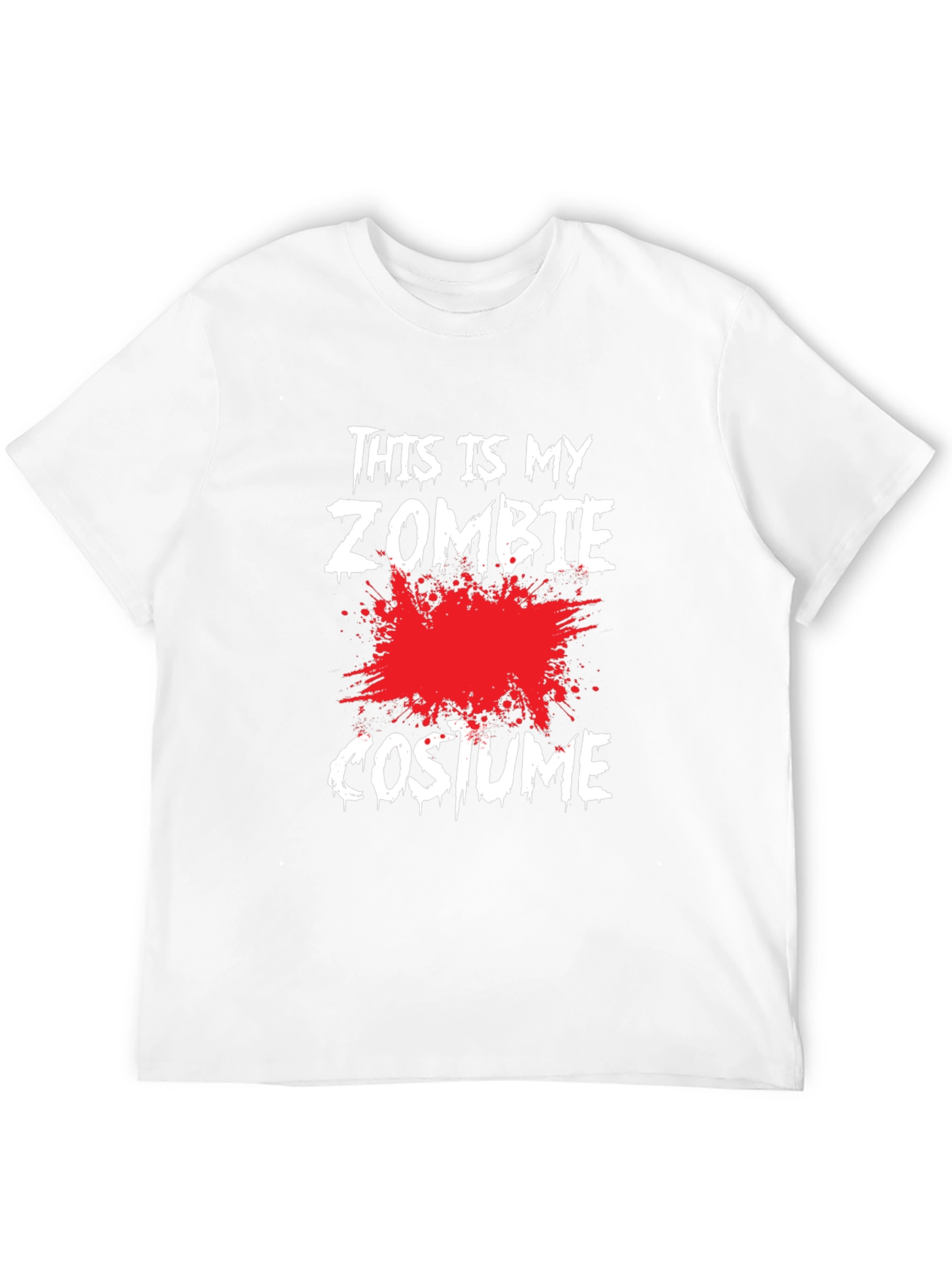 Zombie Costume T-Shirt - Halloween Graphic Tee