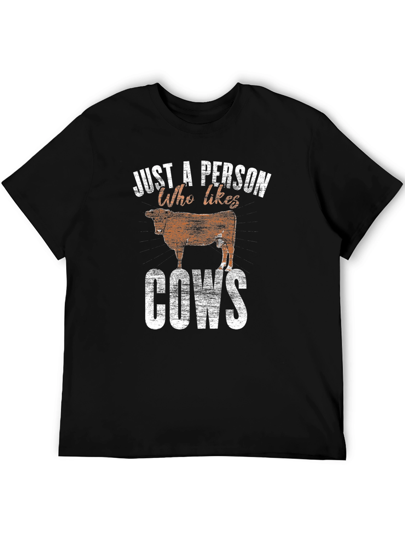 Just a Person Who Likes Cows T-Shirt