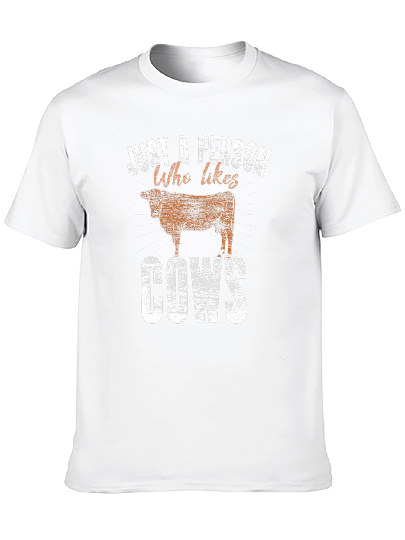 Just a Person Who Likes Cows T-Shirt
