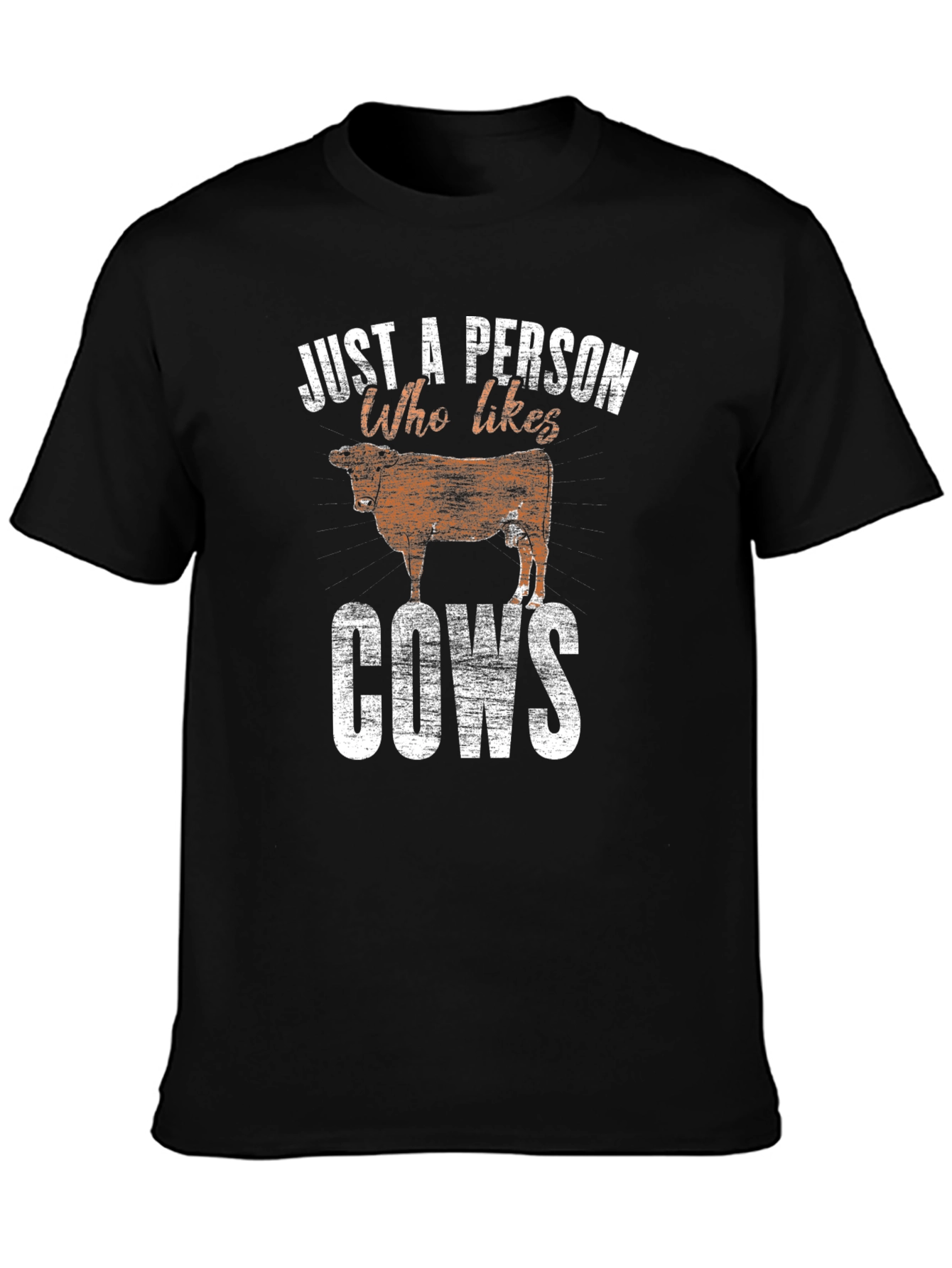 Just a Person Who Likes Cows T-Shirt