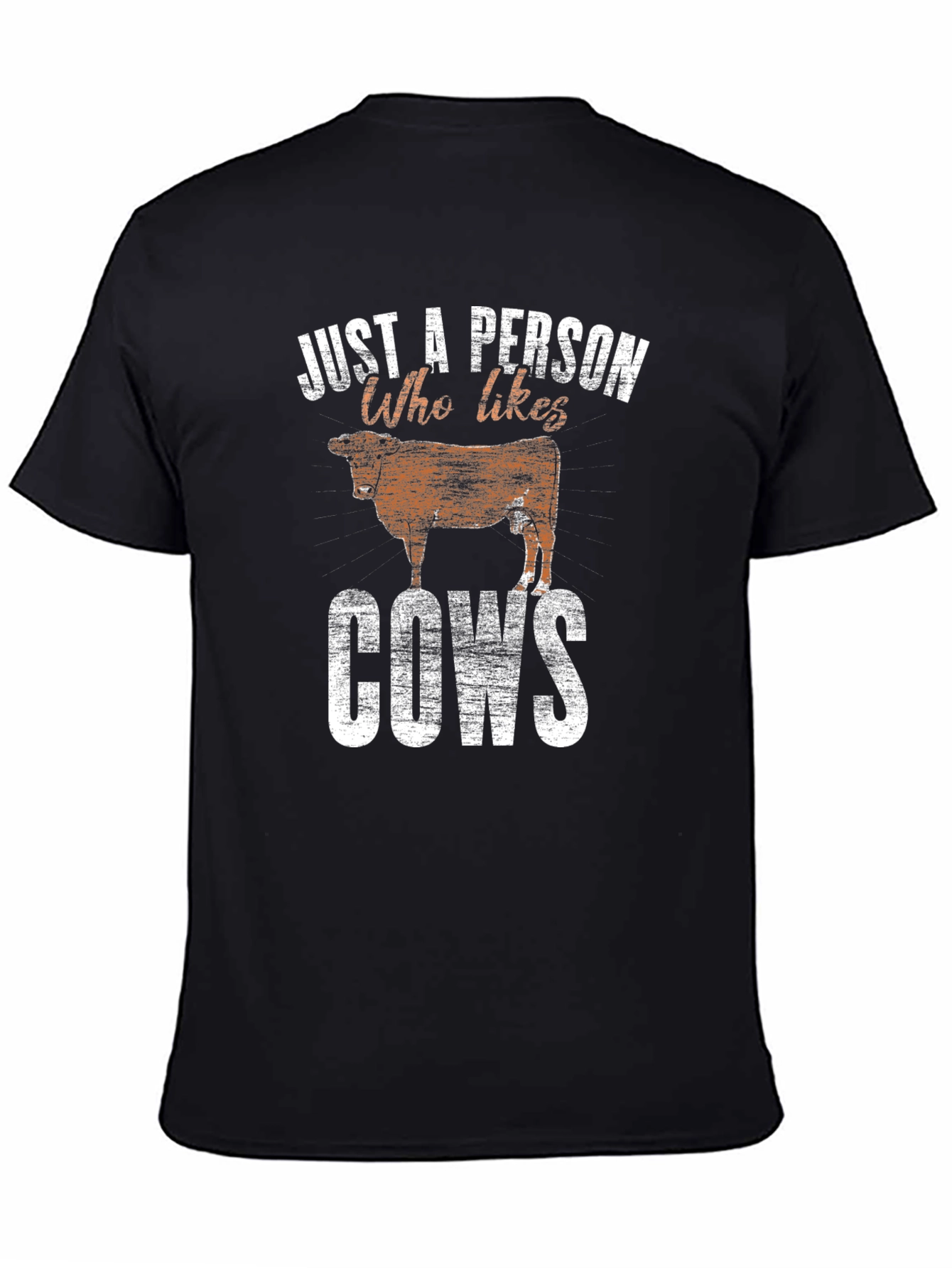 Just a Person Who Likes Cows T-Shirt