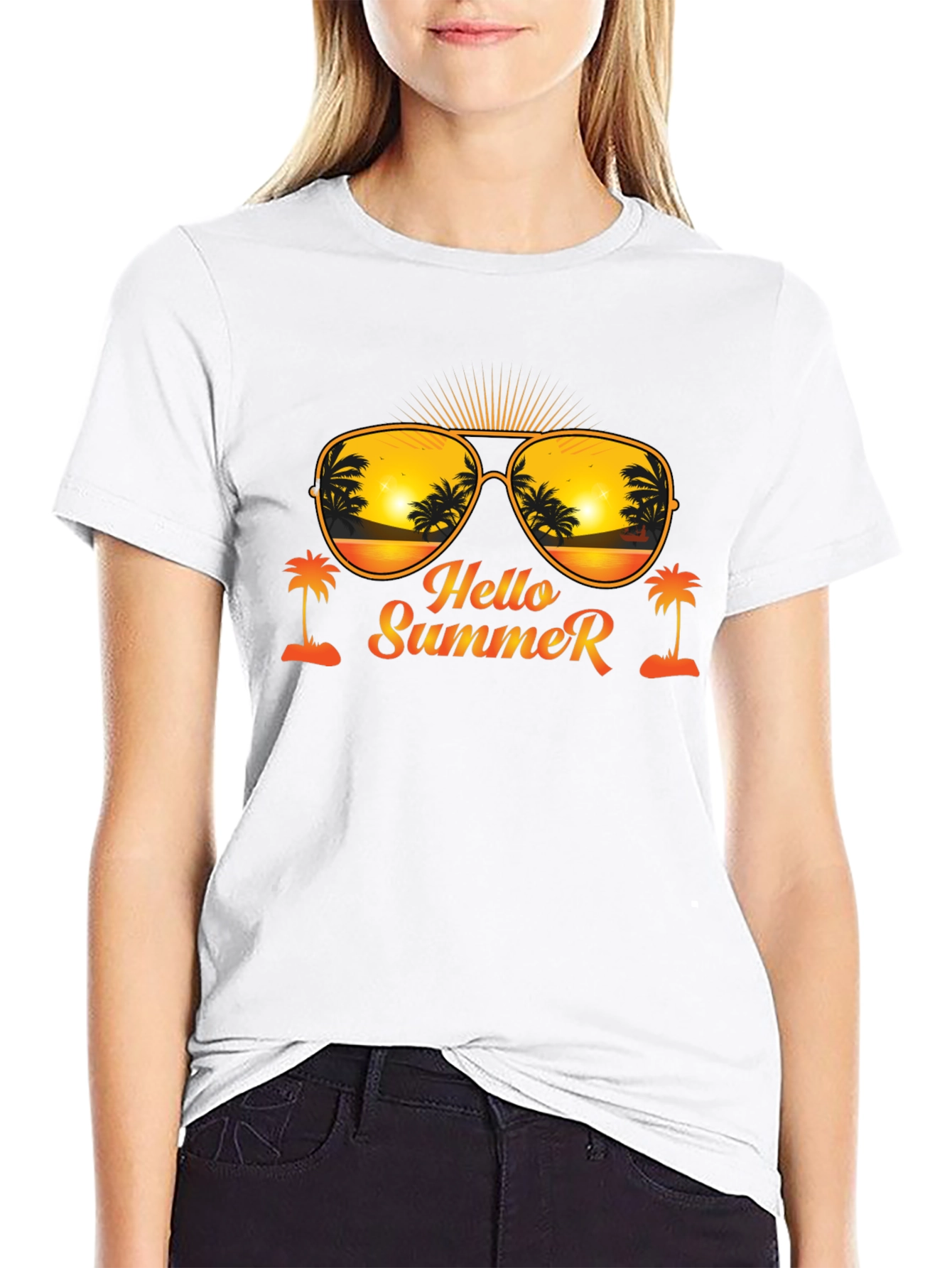Hello Summer Graphic Tee - Vacation Vibes