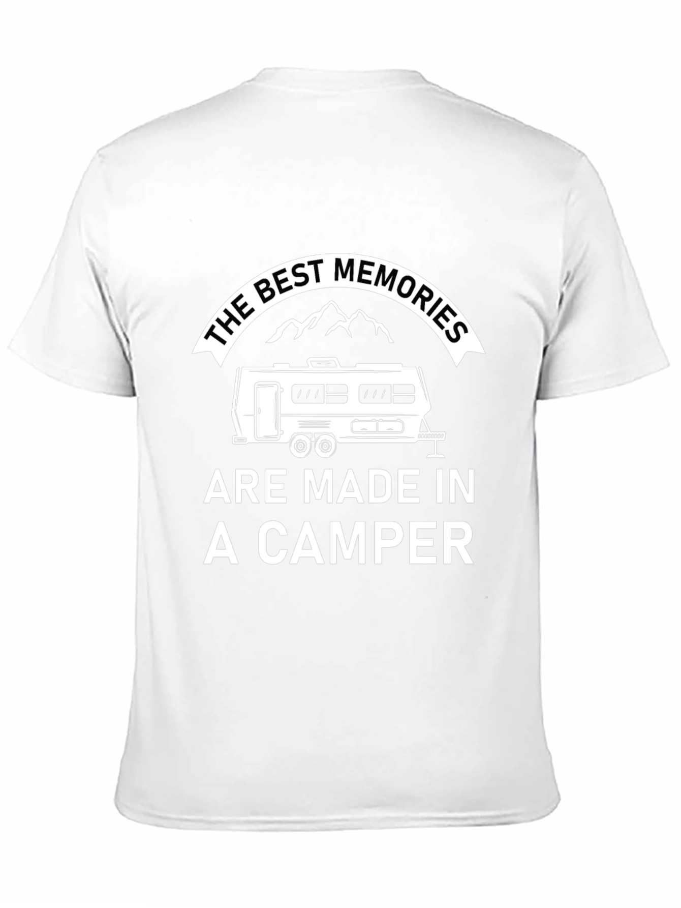 Camper Memories Black Graphic T-Shirt