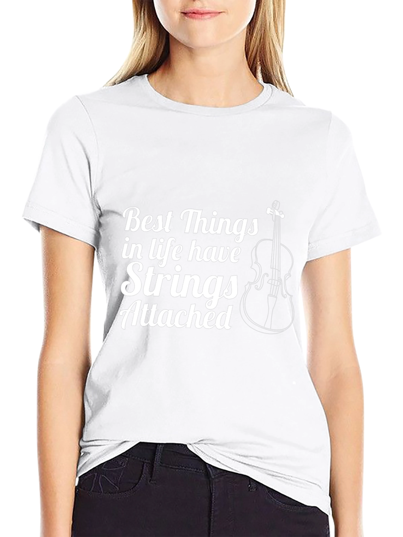 Strings Attached Cello Music Lover T-Shirt