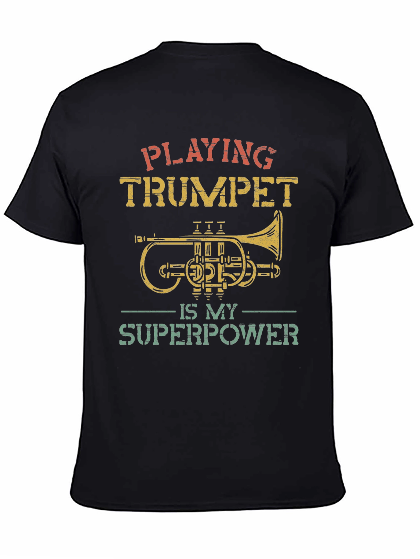 Trumpet Player Superpower Graphic Tee