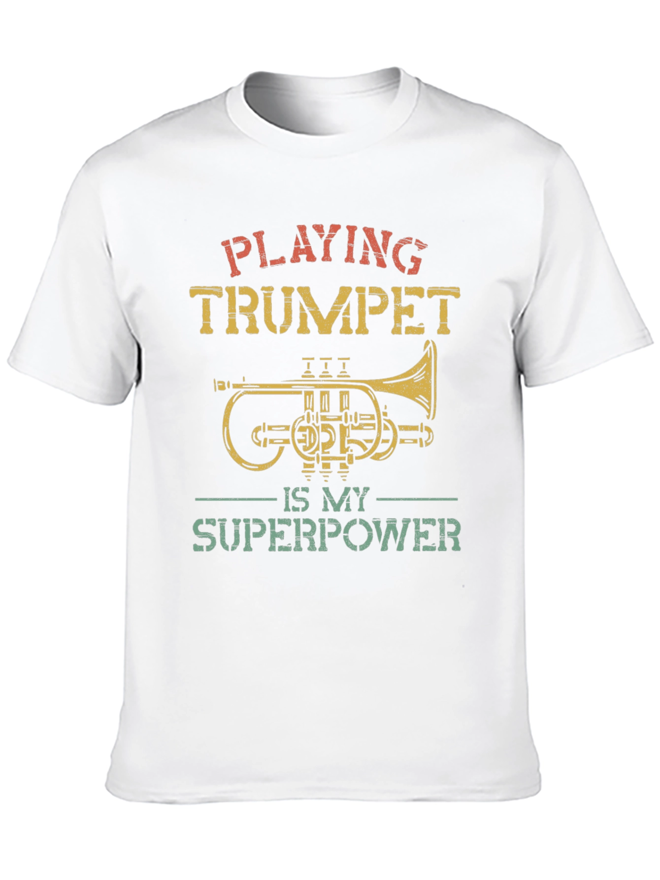 Trumpet Player Superpower Graphic Tee