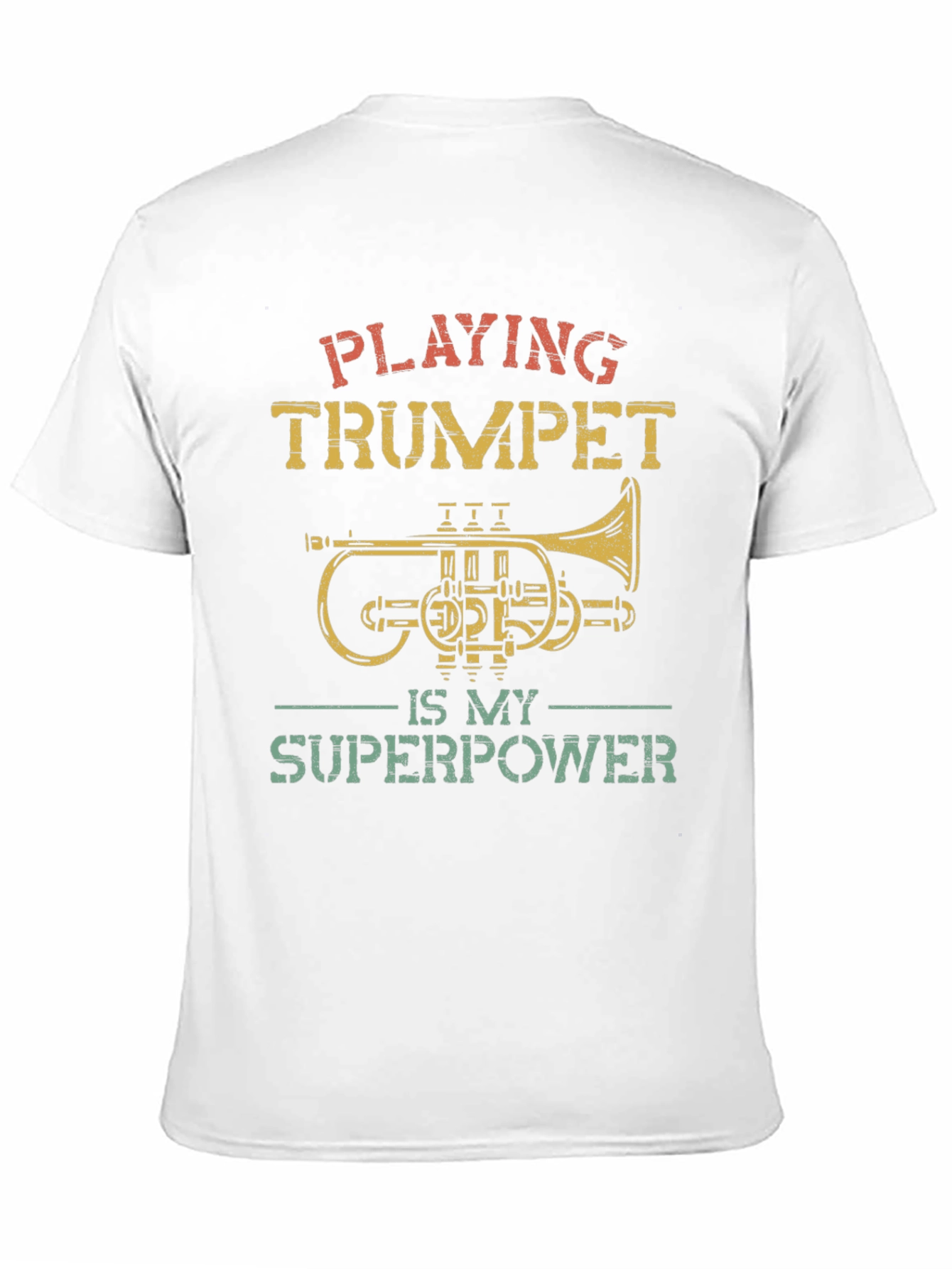 Trumpet Player Superpower Graphic Tee