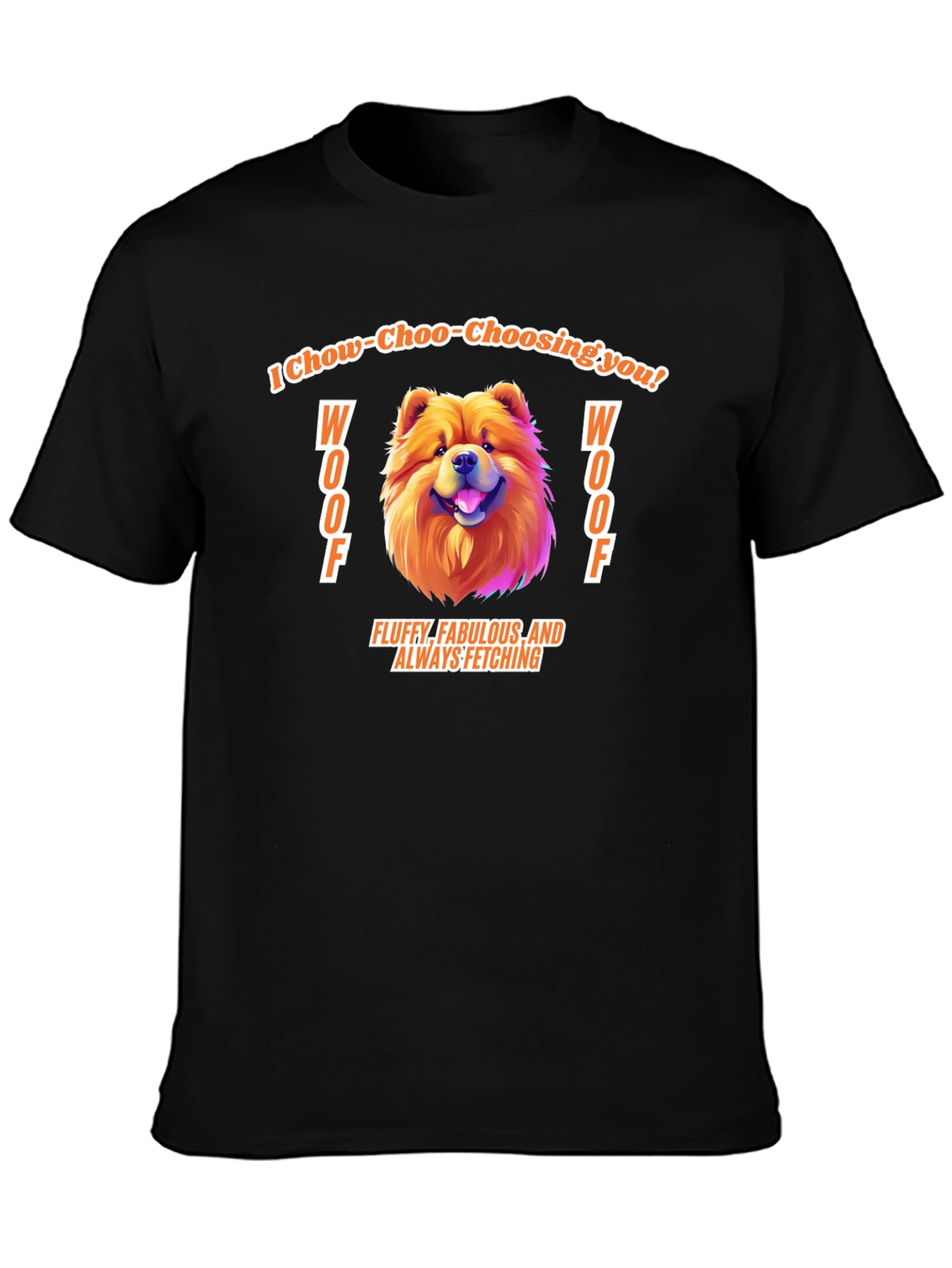 Chow Chow Dog Graphic T-Shirt