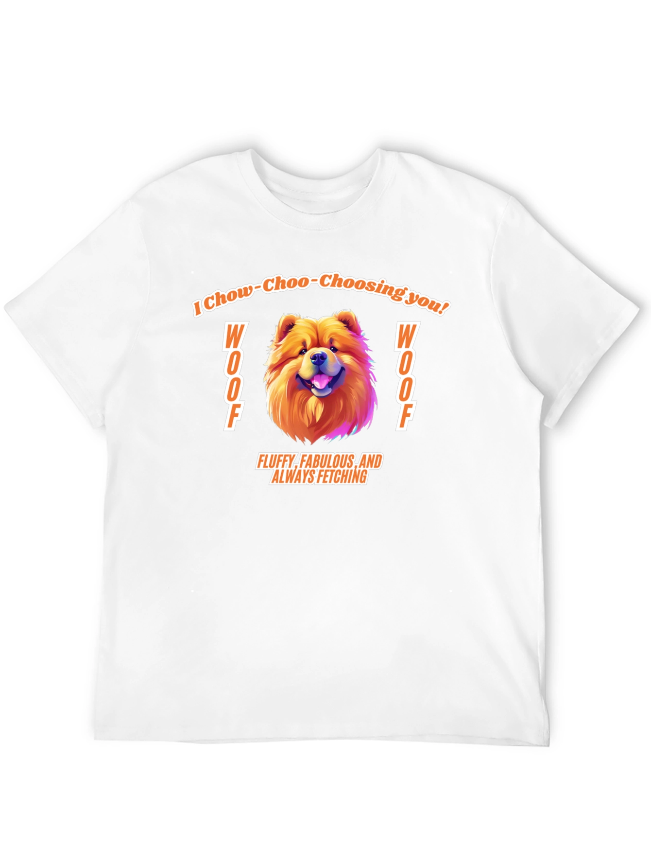 Chow Chow Dog Graphic T-Shirt