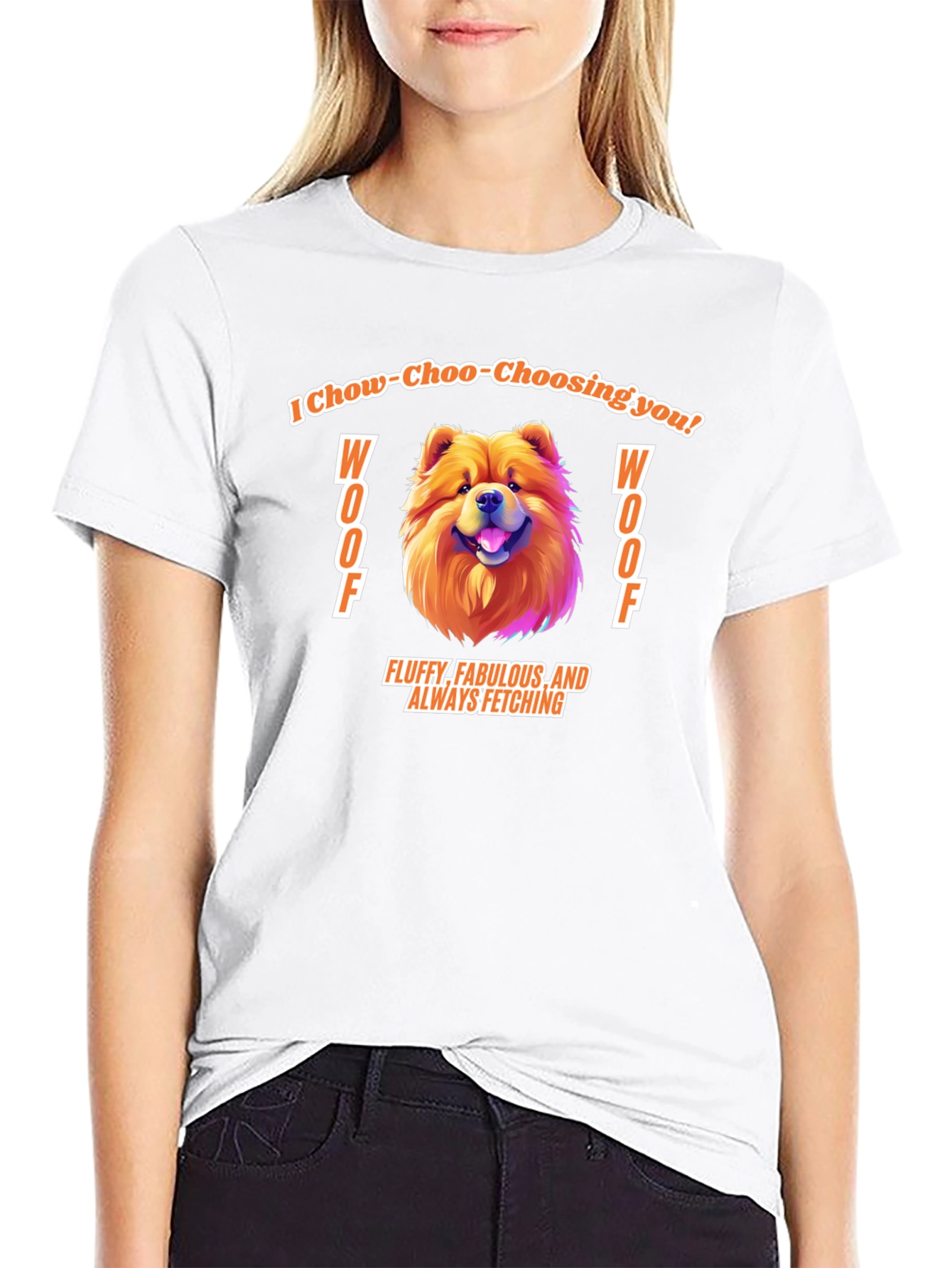 Chow Chow Dog Graphic T-Shirt